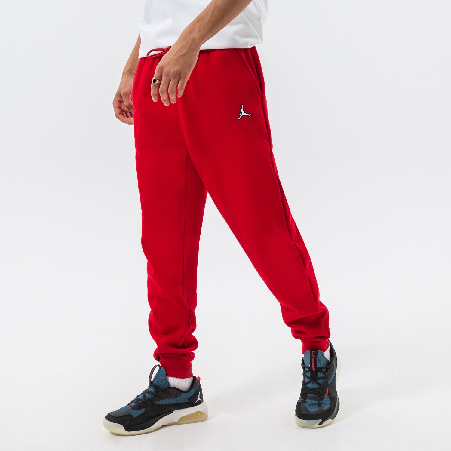 Spodnie sportowe męskie JORDAN SPODNIE JDAN ESS PT RED DQ7340-687 CZERWONY