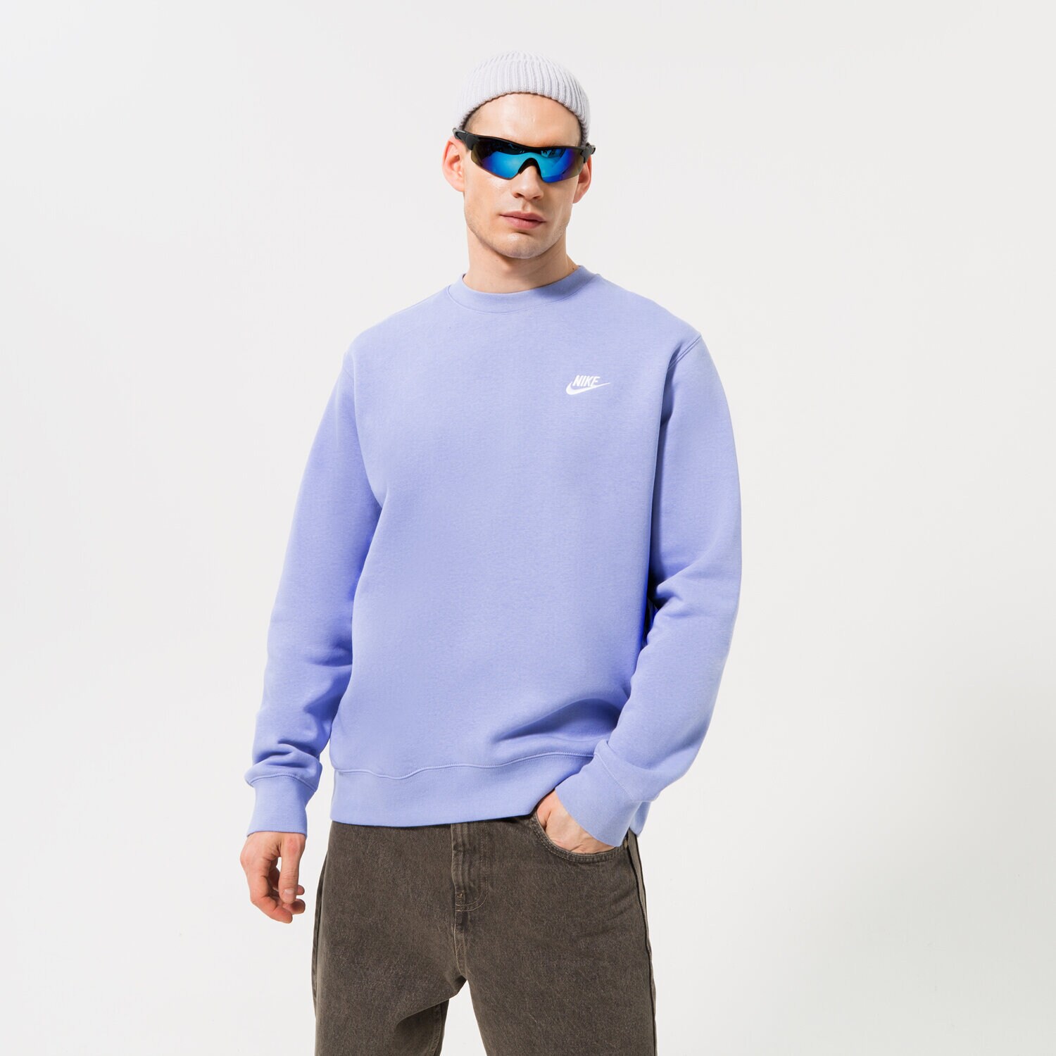 Bluza męska NIKE BLUZA SPORTSWEAR CLUB FLEECE BV2662-569 NIEBIESKI
