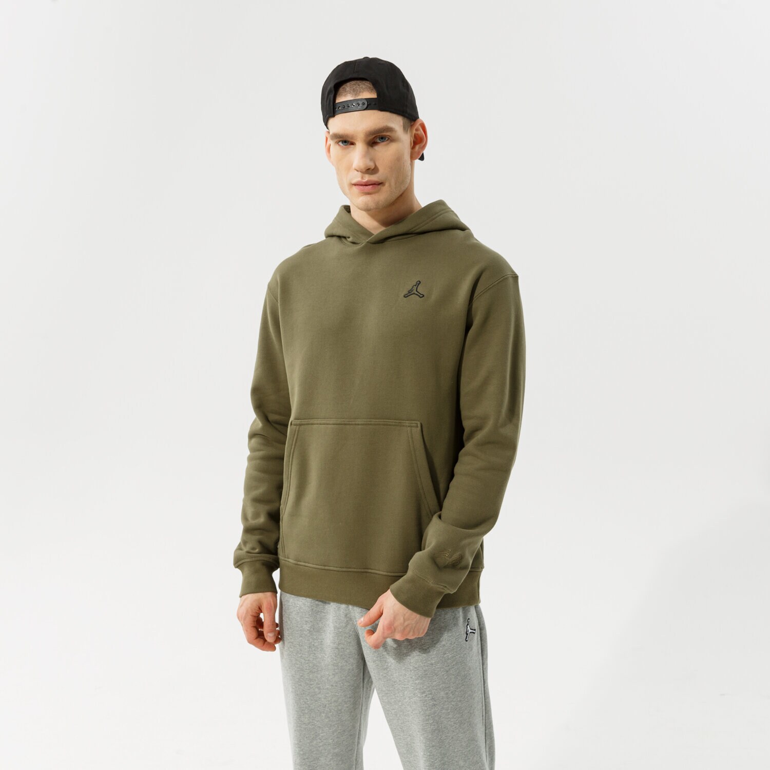 Bluza męska JORDAN BLUZA Z KAPTUREM ESSENTIAL OVERHEAD HOODIE DA9818-222 KHAKI