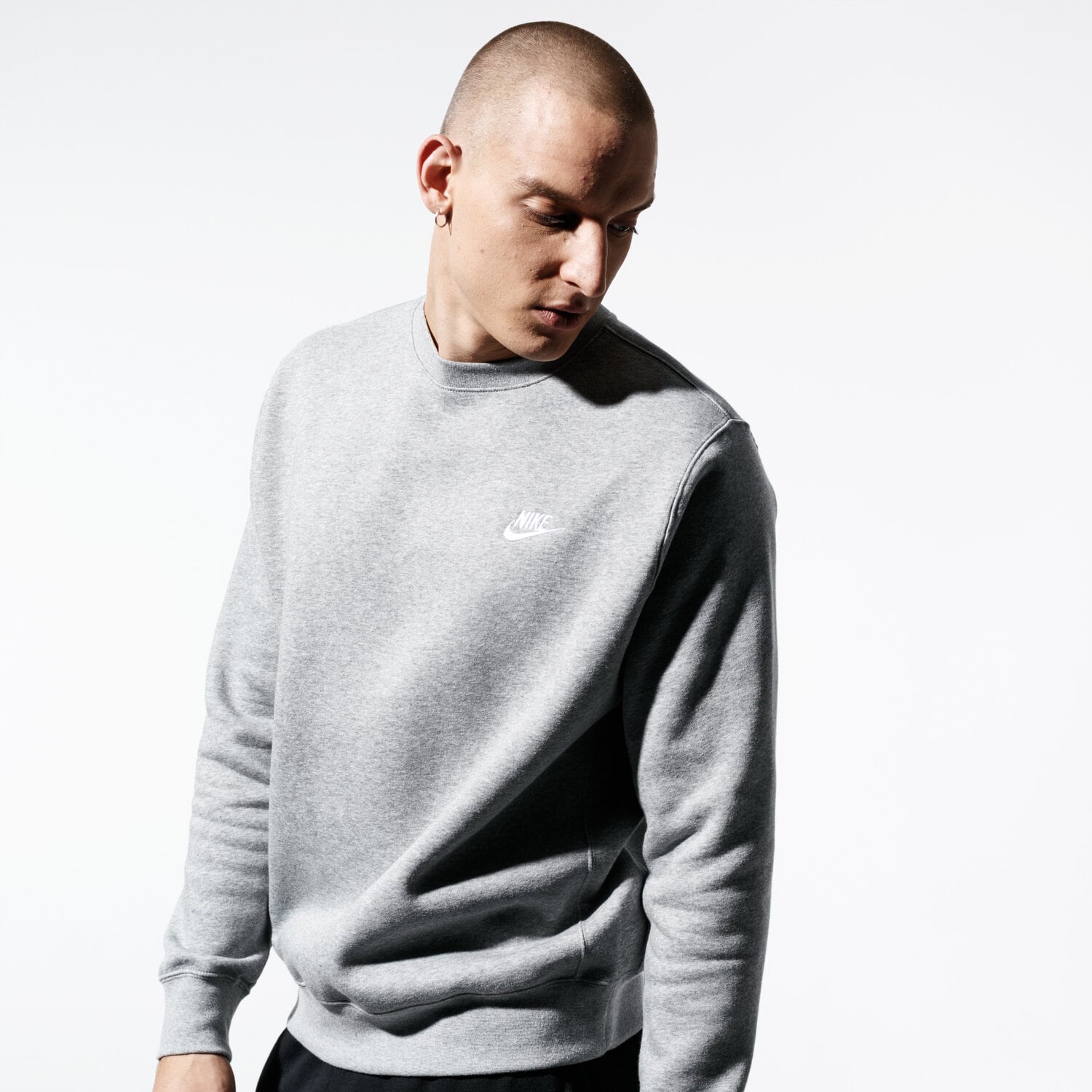 Bluza męska NIKE BLUZA SPORTSWEAR CLUB FLEECE BV2662-063 SZARY