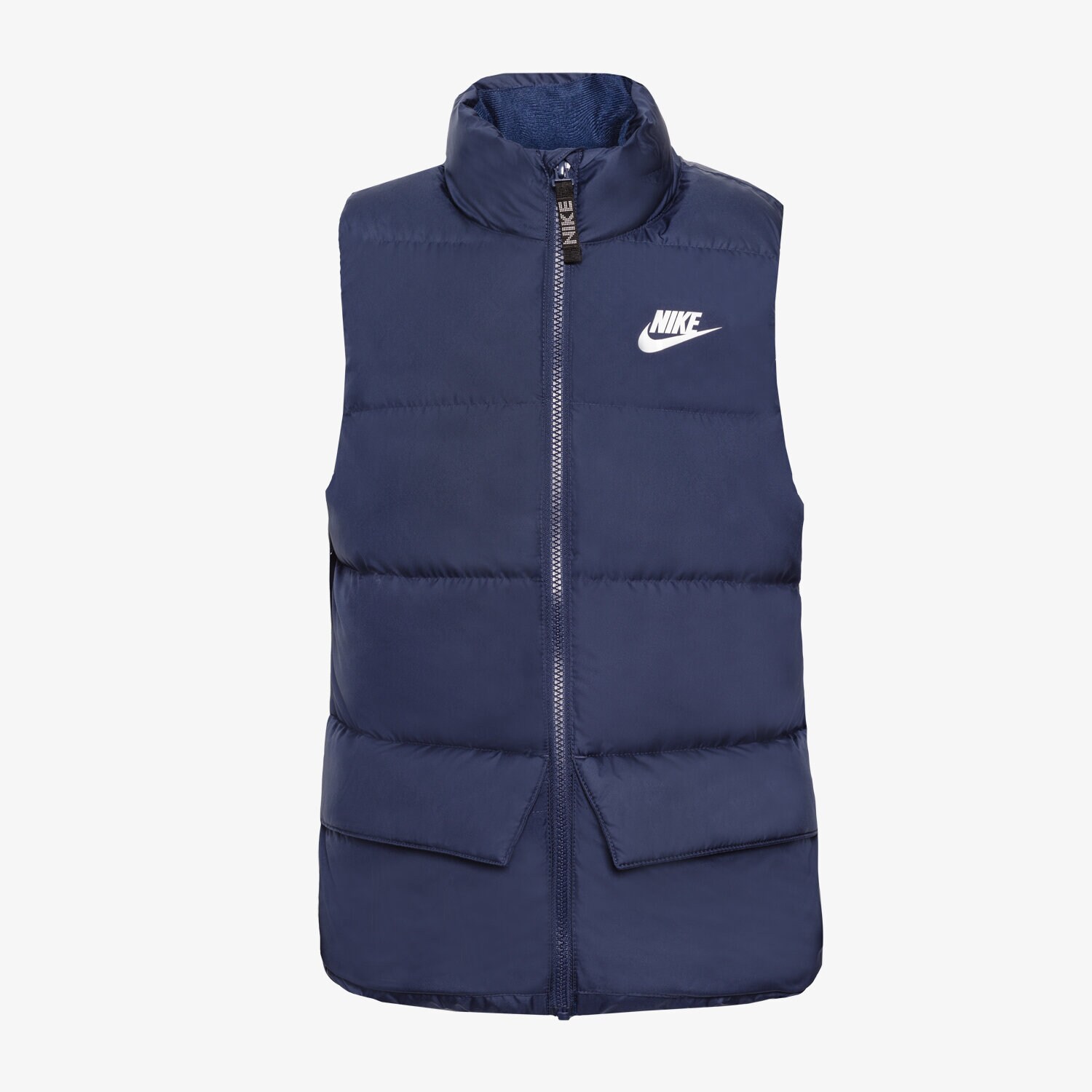 NIKE BEZRĘKAWNIK K NSW SNYFL VEST BOY DX1296-410 GRANATOWY