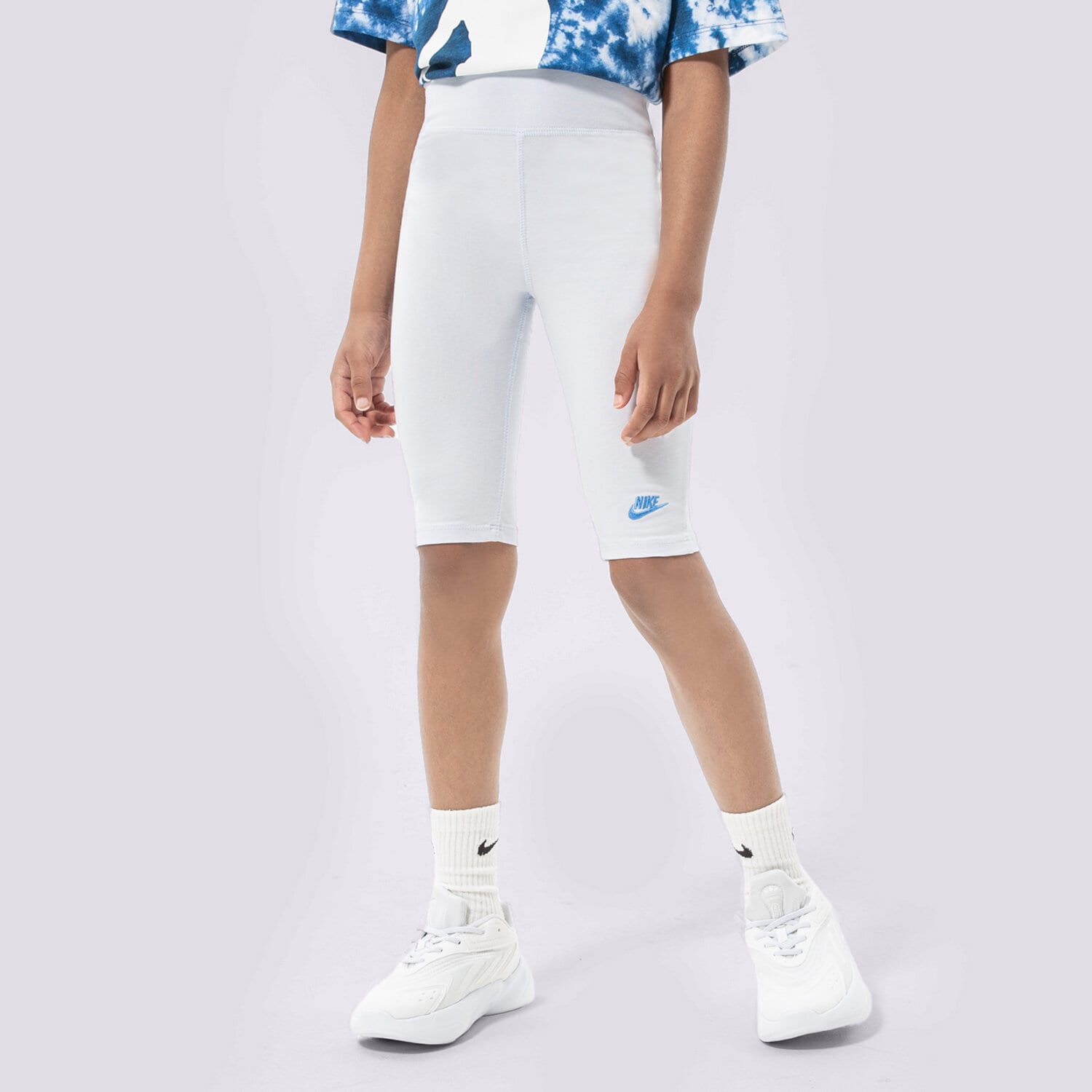 NIKE SZORTY SPORTSWEAR GIRL DA1243-085 NIEBIESKI