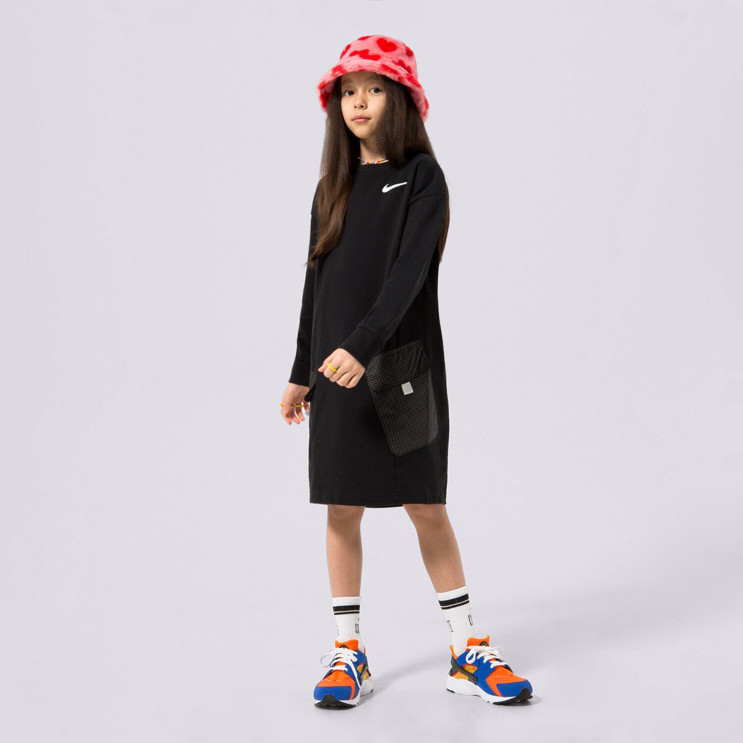 NIKE SUKIENKA G NSW DRESS OP GIRL DQ8938-010 CZARNY