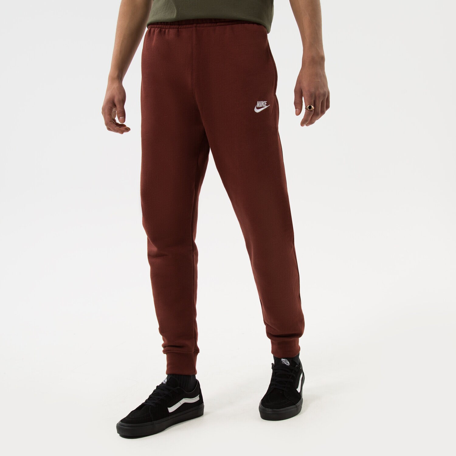 Spodnie sportowe męskie NIKE SPODNIE SPORTSWEAR CLUB FLEECE BV2671-217 BRĄZOWY