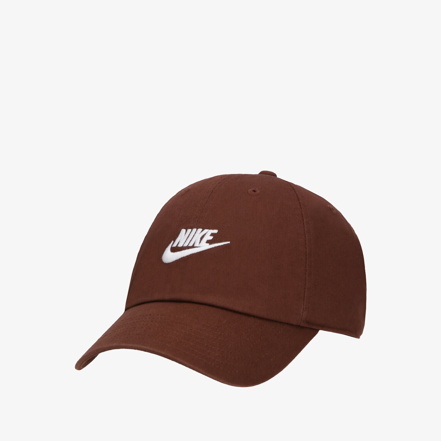 Czapka z daszkiem dla dzieci NIKE CZAPKA U NSW H86 FUTURA WASH CAP 913011-217 BRĄZOWY
