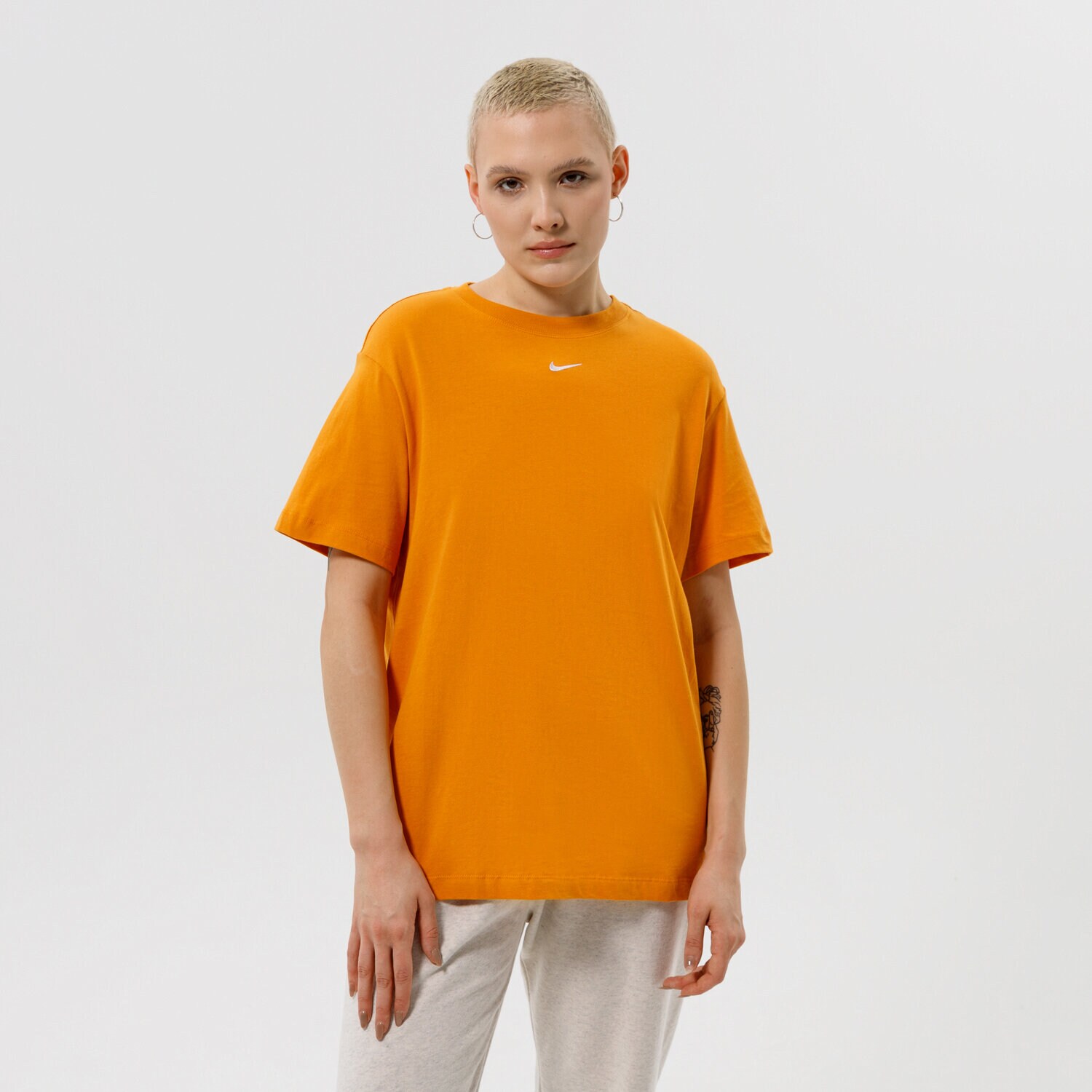 Koszulka, t-shirt damski NIKE T-SHIRT SPORTSWEAR ESSENTIAL OVERSIZED DN5697-738 Neon różowy