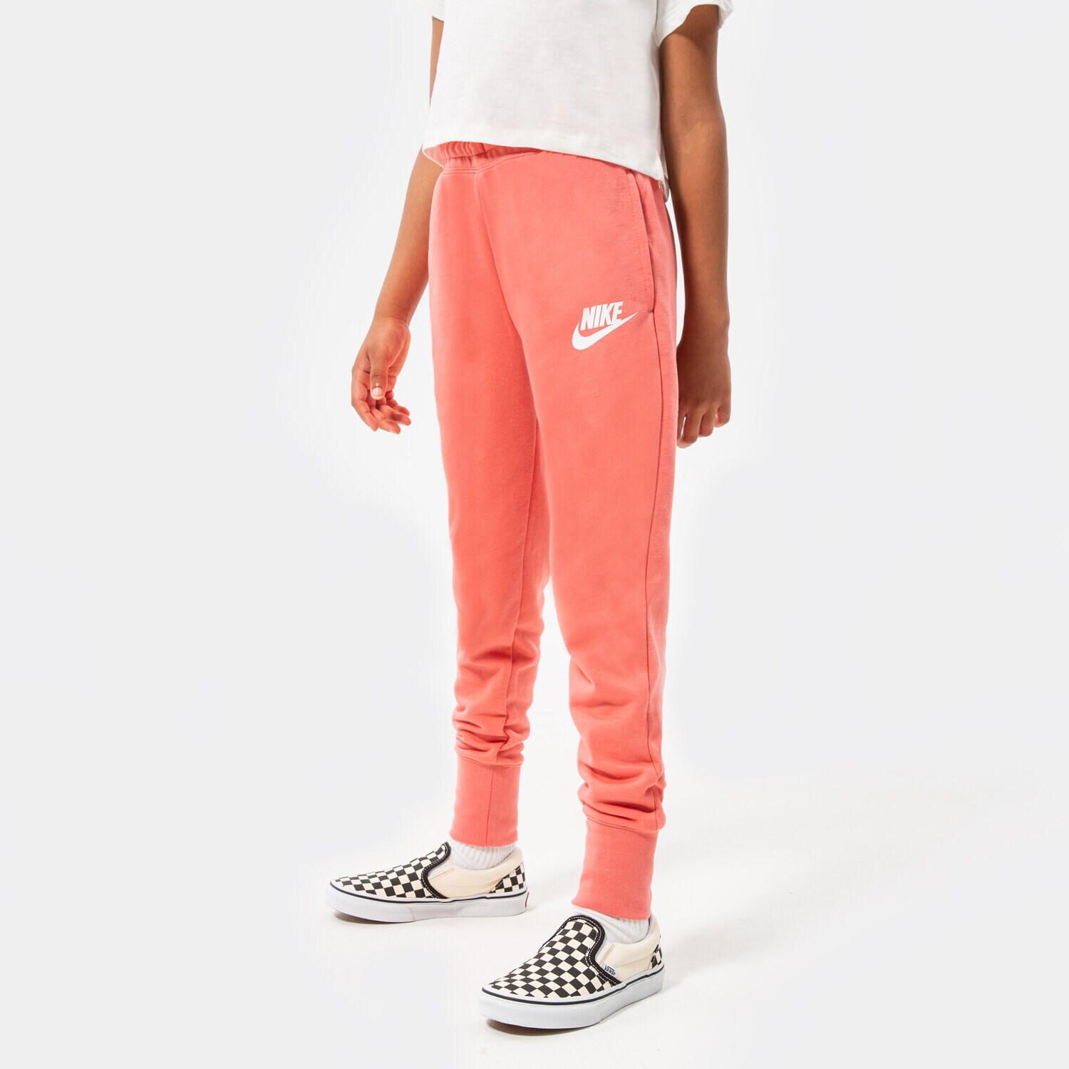 Sportowe spodnie dziecięce NIKE SPODNIE NIKE SPORTSWEAR CLUB GIRL DC7211-603 RÓŻOWY