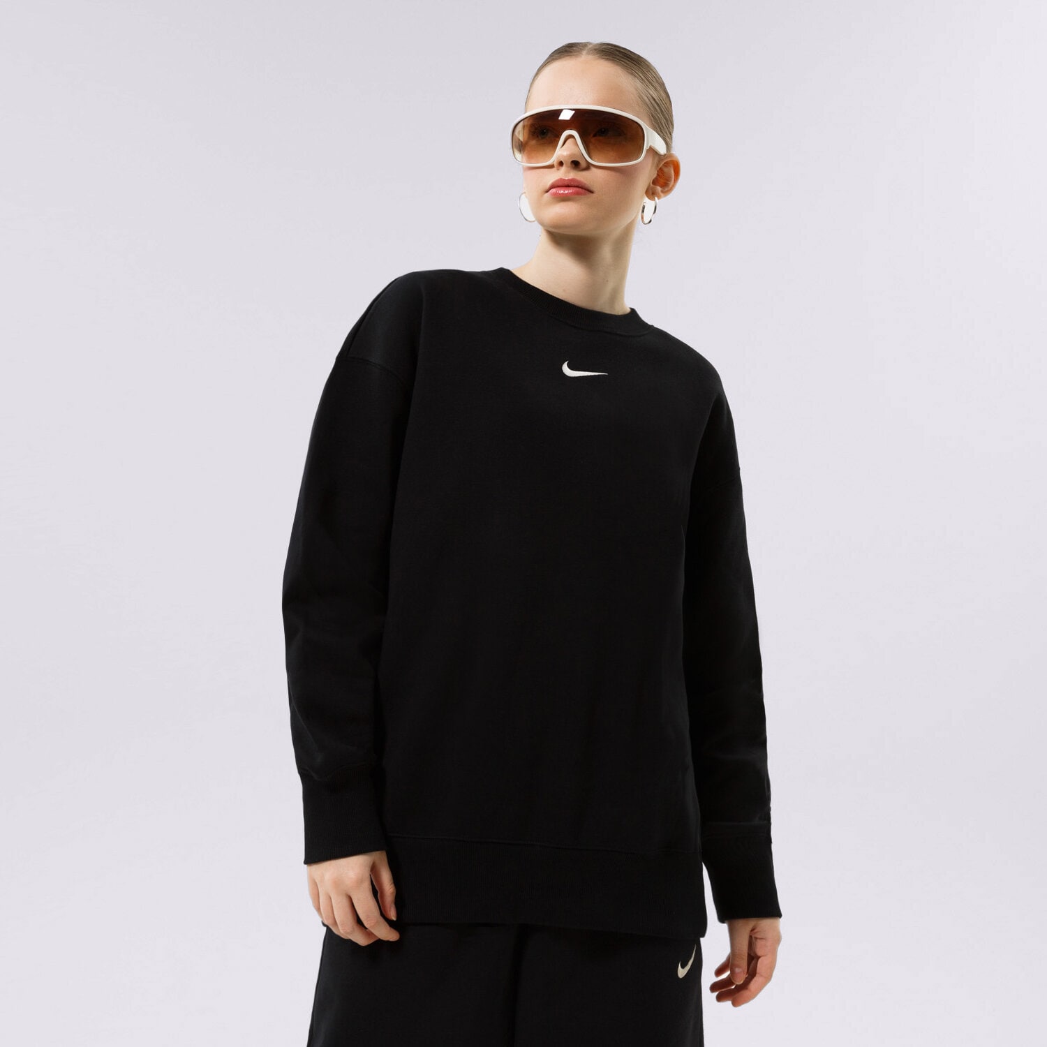 Bluza damska NIKE BLUZA W NSW PHNX FLC OS CREW DQ5733-010 CZARNY