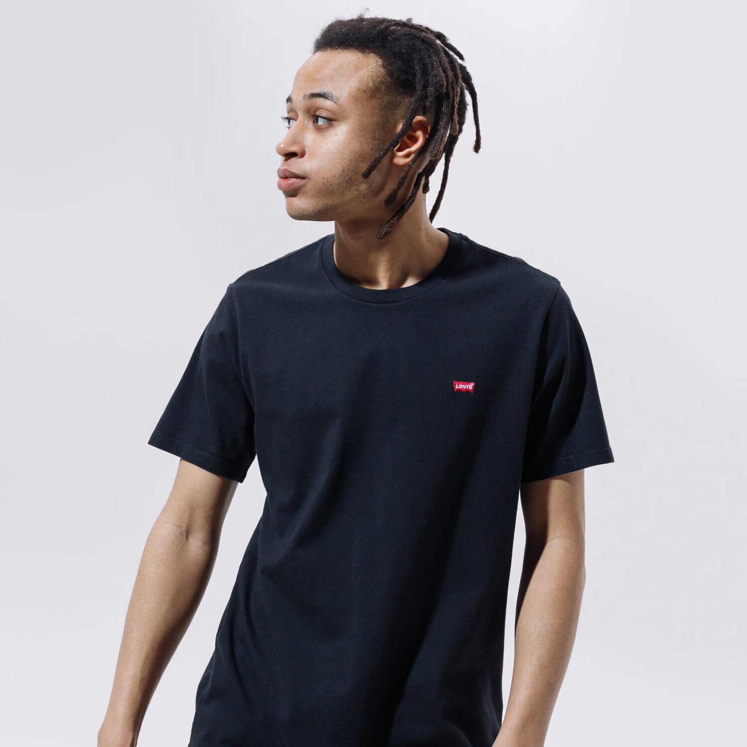 Koszulka, t-shirt sportowy męski LEVI'S T-SHIRT SS ORIGINAL HM TEE 56605-0009 CZARNY