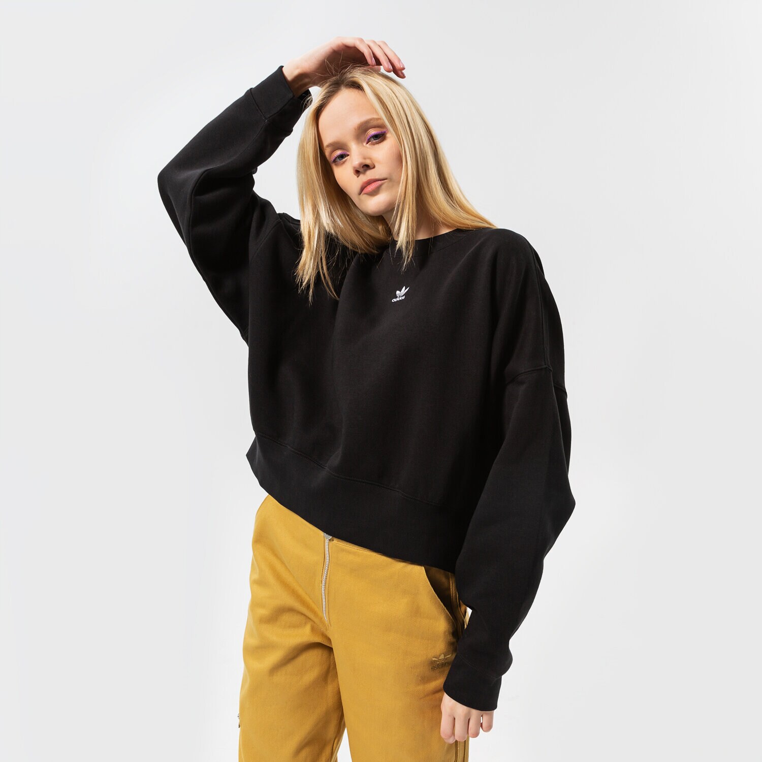 Bluza damska ADIDAS BLUZA SWEATSHIRT H06660 CZARNY