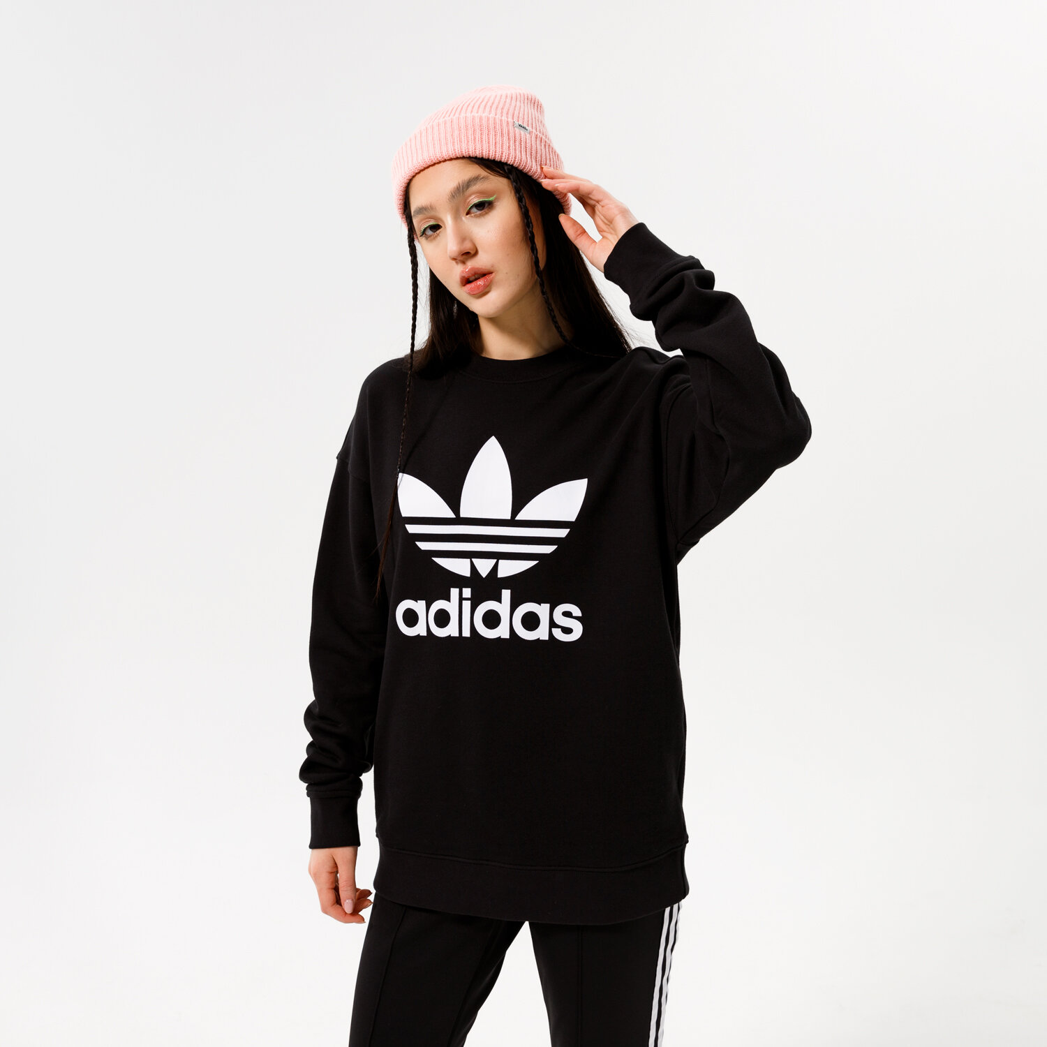 Bluza damska ADIDAS BLUZA TRF CREW SWEAT FM3272 CZARNY