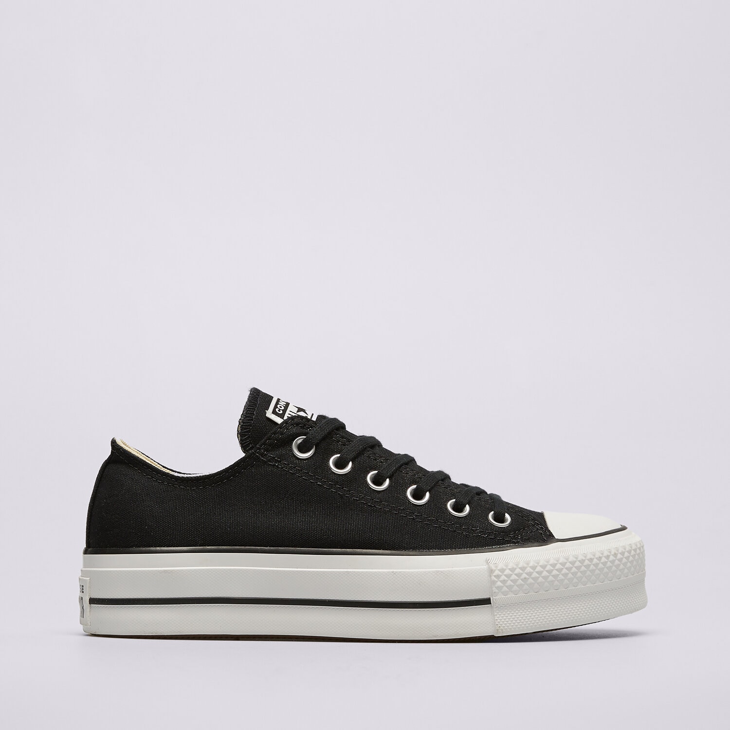 Damskie trampki, tenisówki CONVERSE CHUCK TAYLOR ALL STAR LIFT CANVAS LOW TOP 560250C CZARNY