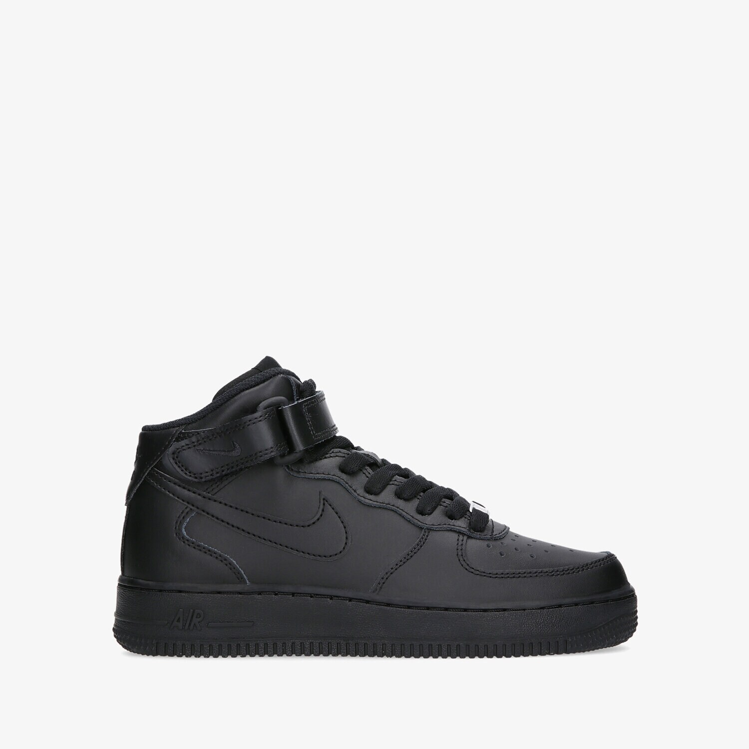 Buty sneakersy dla dzieci NIKE AIR FORCE 1 MID LE DH2933-001 CZARNY