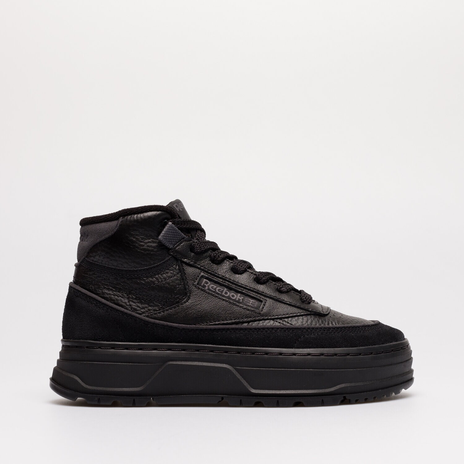 Buty sneakersy damskie REEBOK CLUB C GEO MID HP7775 CZARNY