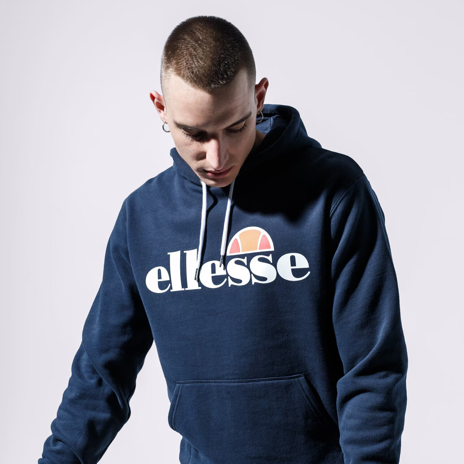 Bluza męska ELLESSE BLUZA Z KAPTUREM SL GOTTERO NAVY SHC07407429 GRANATOWY
