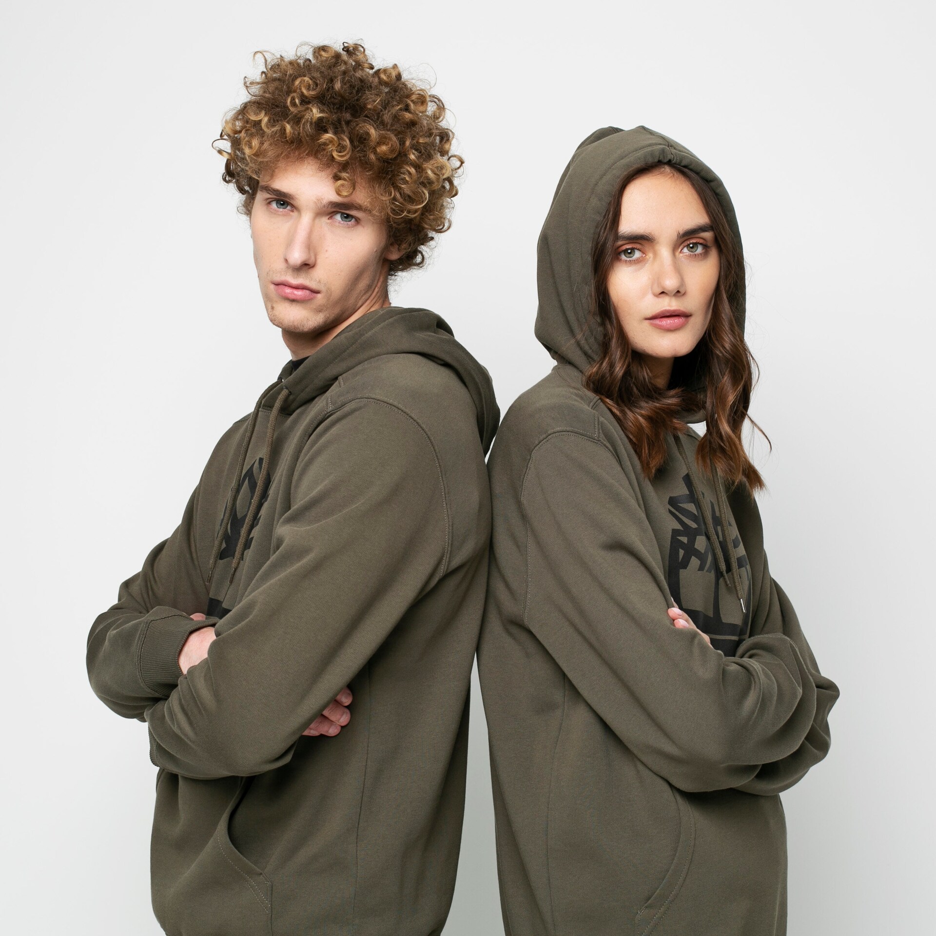Bluza męska TIMBERLAND BLUZA Z KAPTUREM YC CORE TREE LOGO PULL OVER HOOD TB0A2BJHZ281 KHAKI