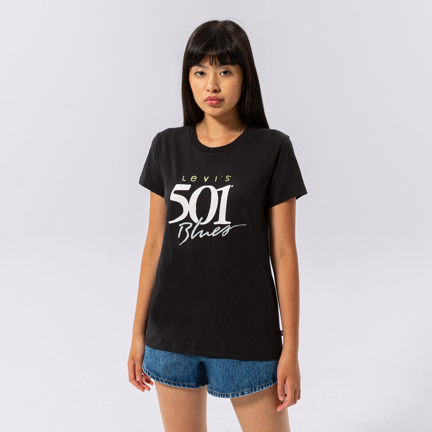Koszulka, t-shirt damski LEVI'S T-SHIRT THE PERFECT TEE 17369-1920 CZARNY
