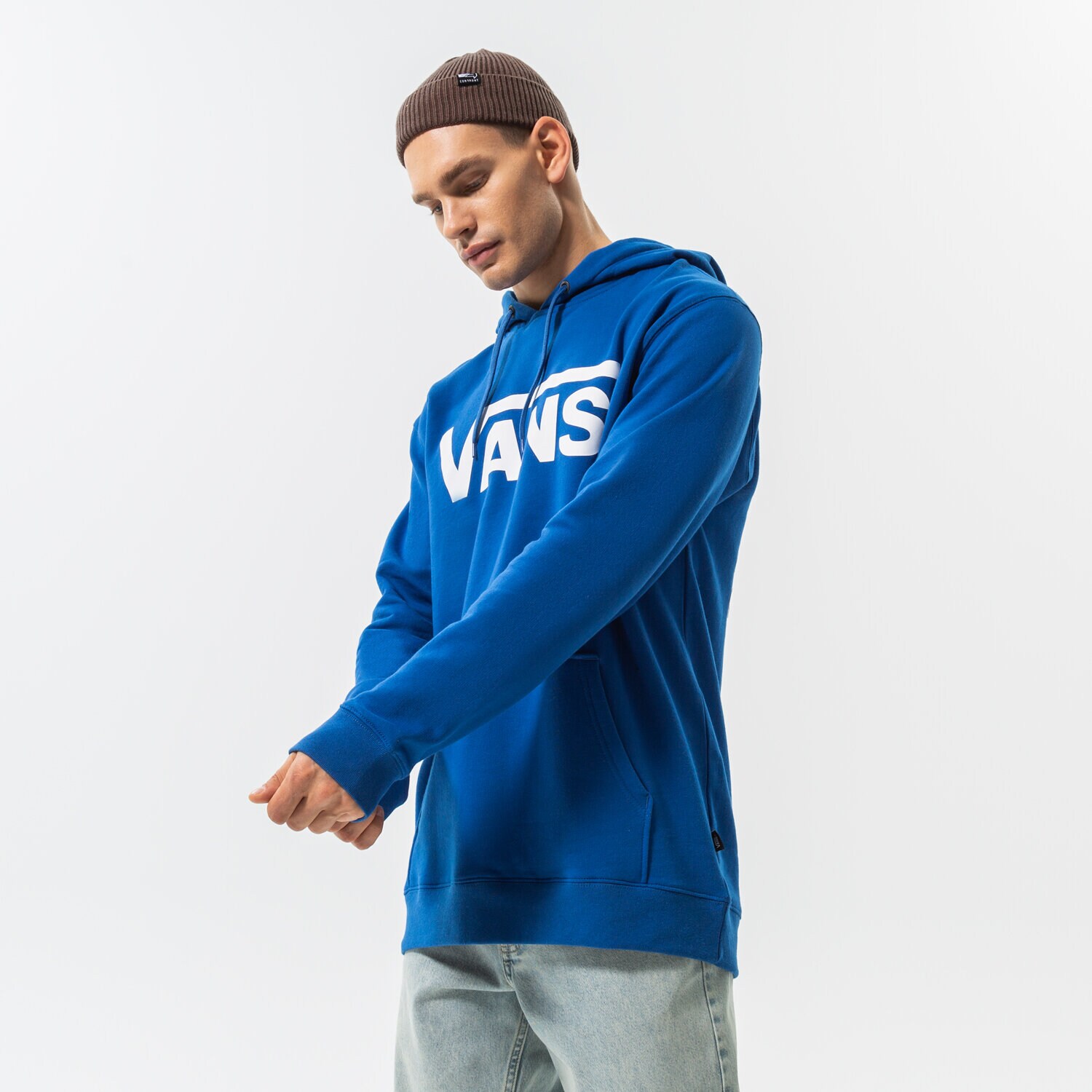 Bluza męska VANS BLUZA Z KAPTUREM VANS CLASSIC PO HOODIE II VN0A456B7WM1 GRANATOWY