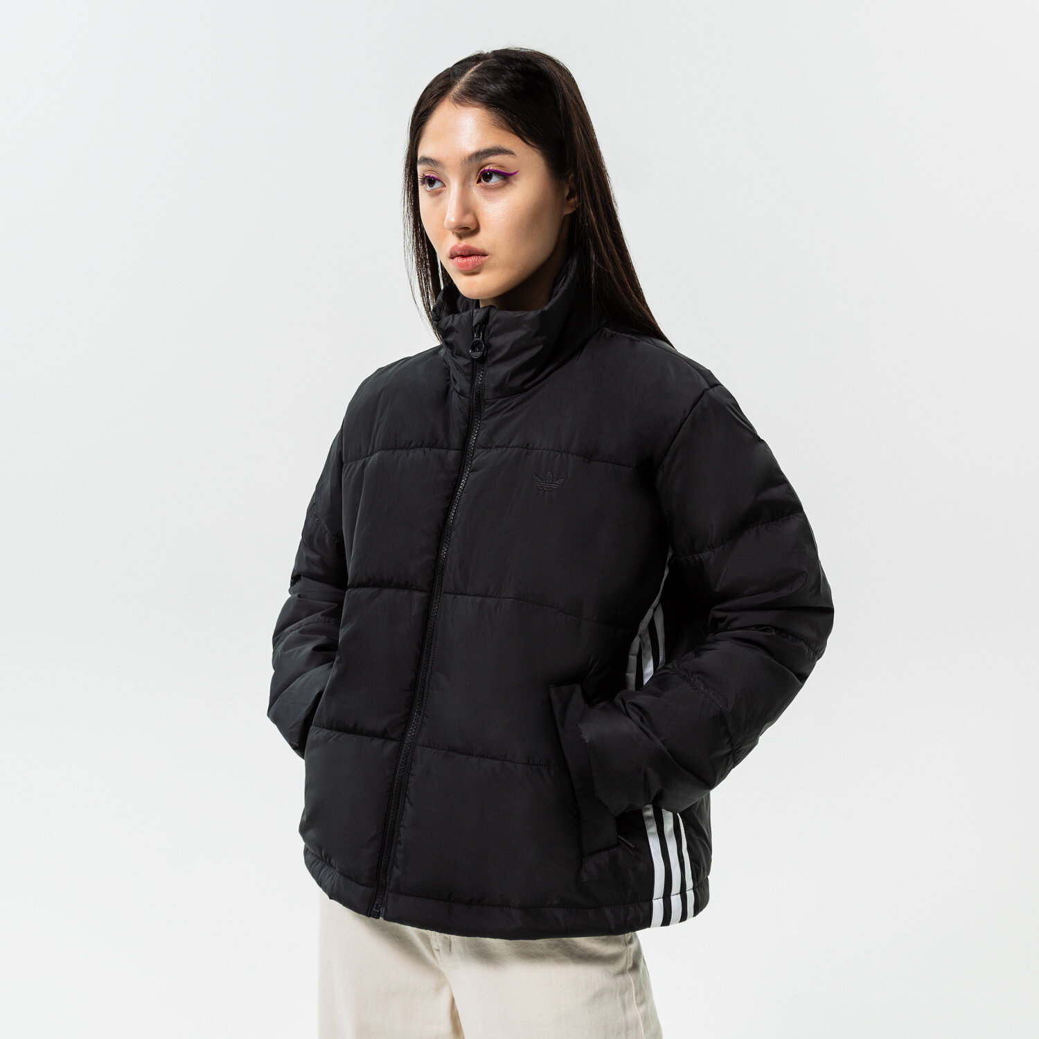 Kurtka zimowa damska ADIDAS KURTKA PUCHOWA SHORT PUFFER