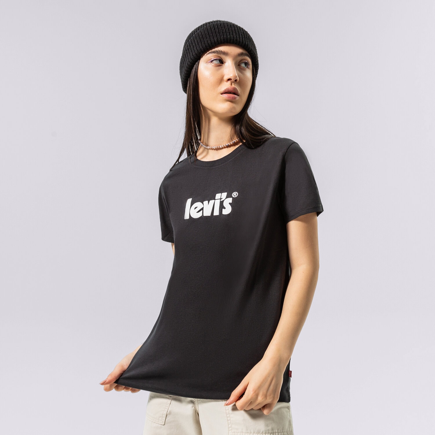 Koszulka, t-shirt damski LEVI'S T-SHIRT GRAPHIC TEES 17369-1756 CZARNY