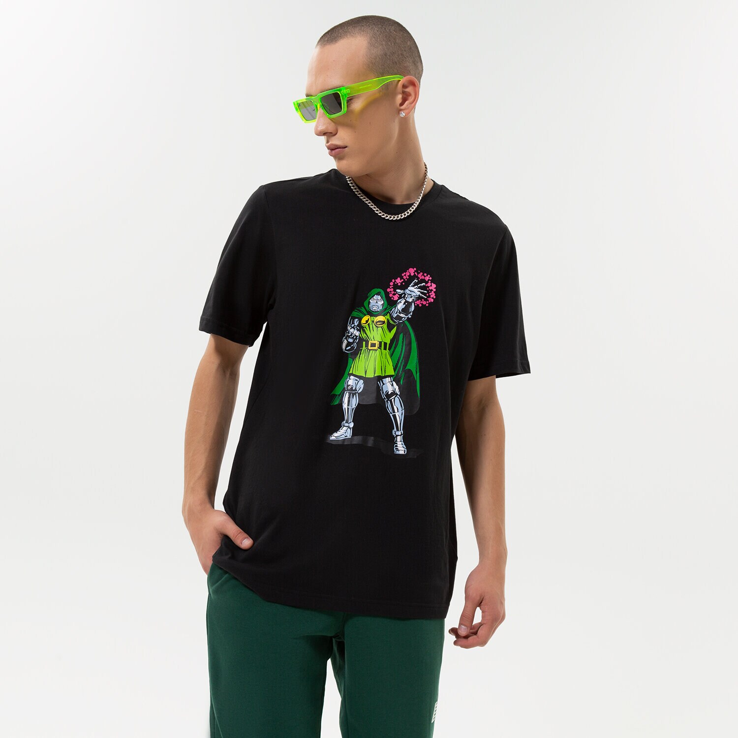 Koszulka, t-shirt sportowy męski ADIDAS T-SHIRT DISNEY GFX SS HN4520 MULTICOLOR