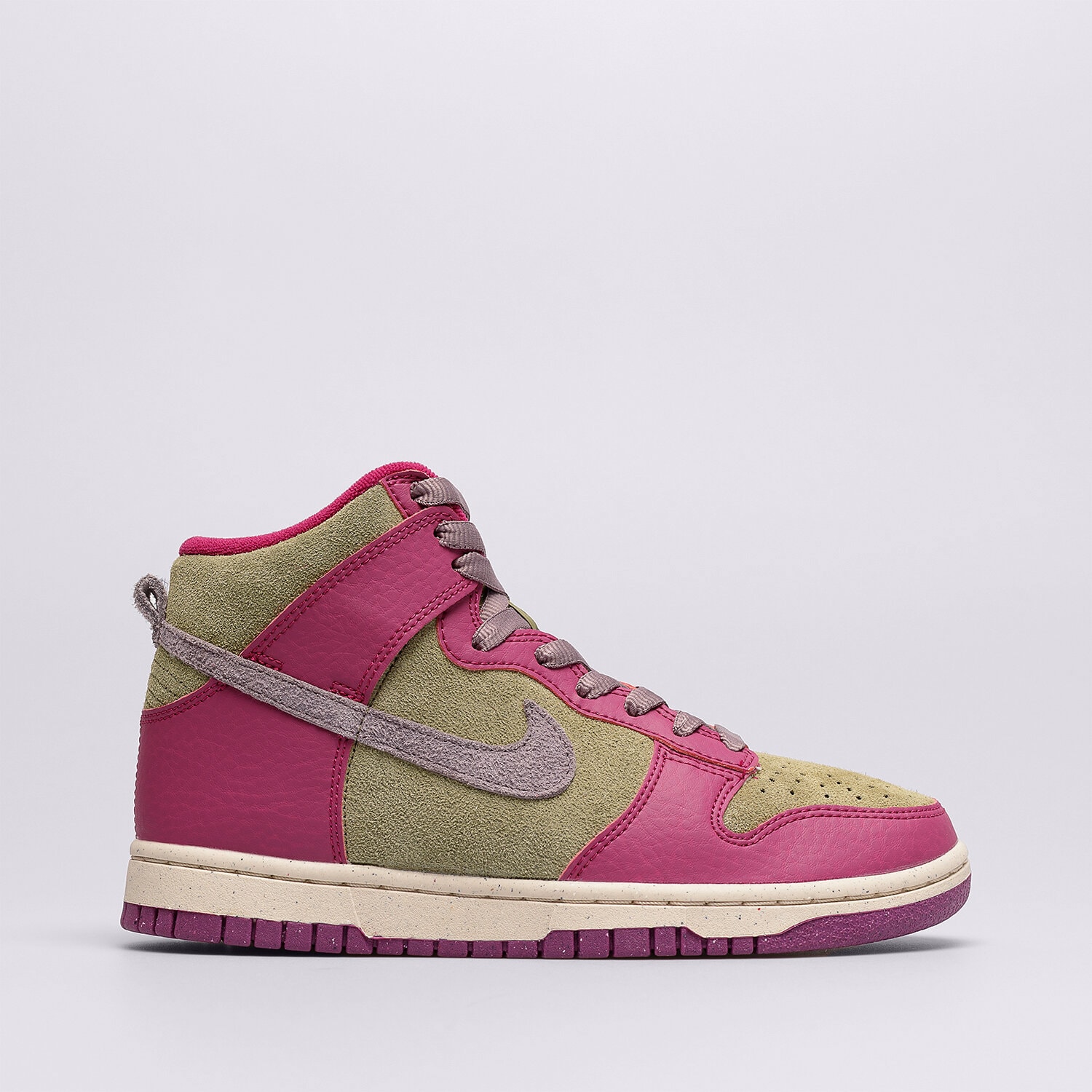 Buty sneakersy damskie NIKE WMNS DUNK HIGH FB1273500 KHAKI