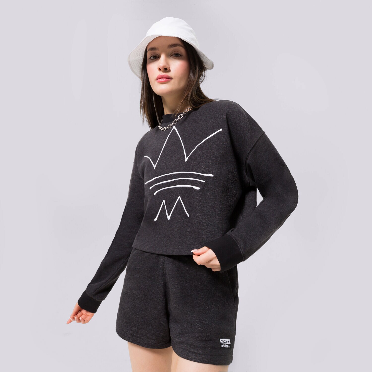 Bluza damska ADIDAS BLUZA SWEATSHIRT GN4347 CZARNY