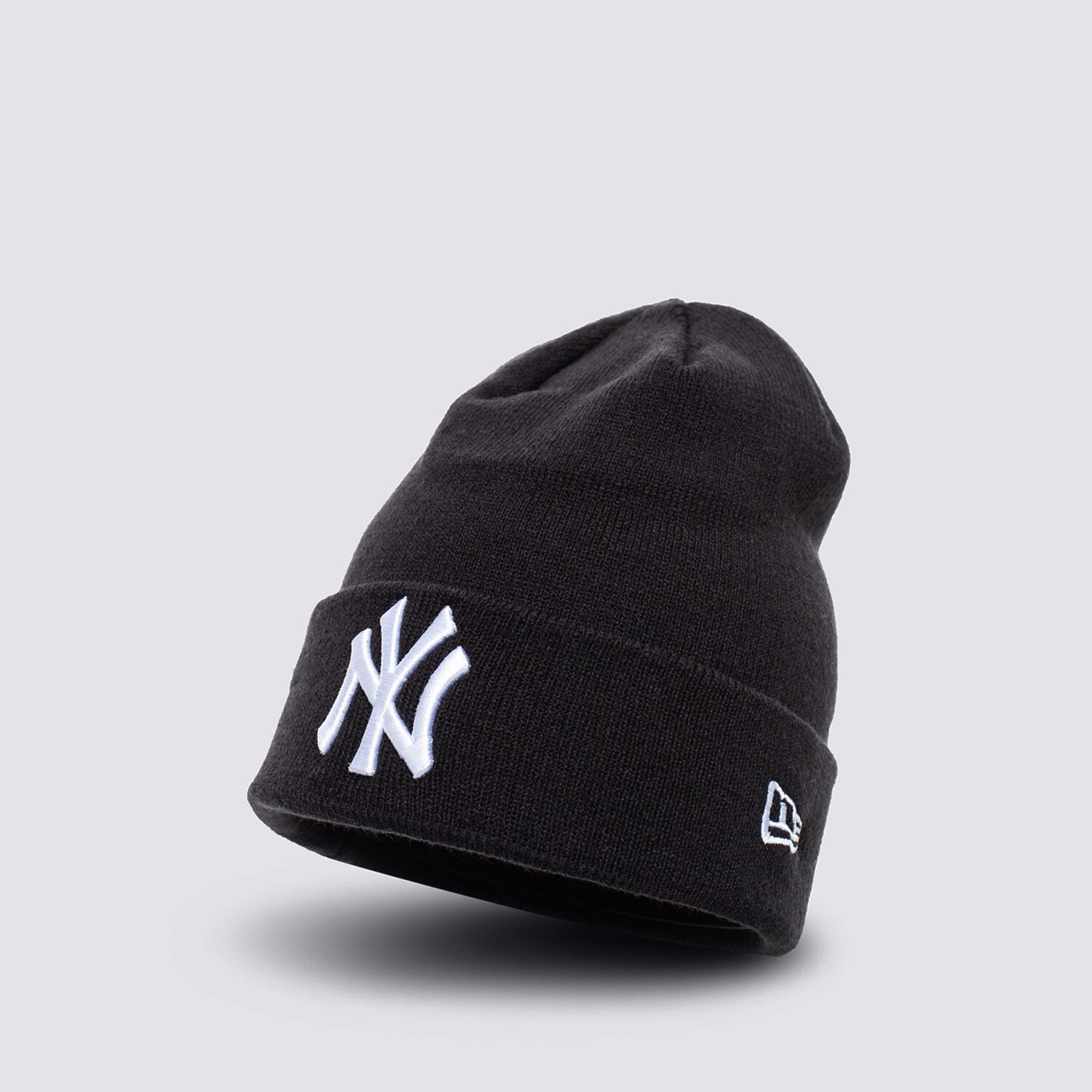Czapka zimowa męska NEW ERA CZAPKA ZIMOWA MLB CUFF KNIT NYY BLK NEW YORK YANKEES 12122728 CZARNY
