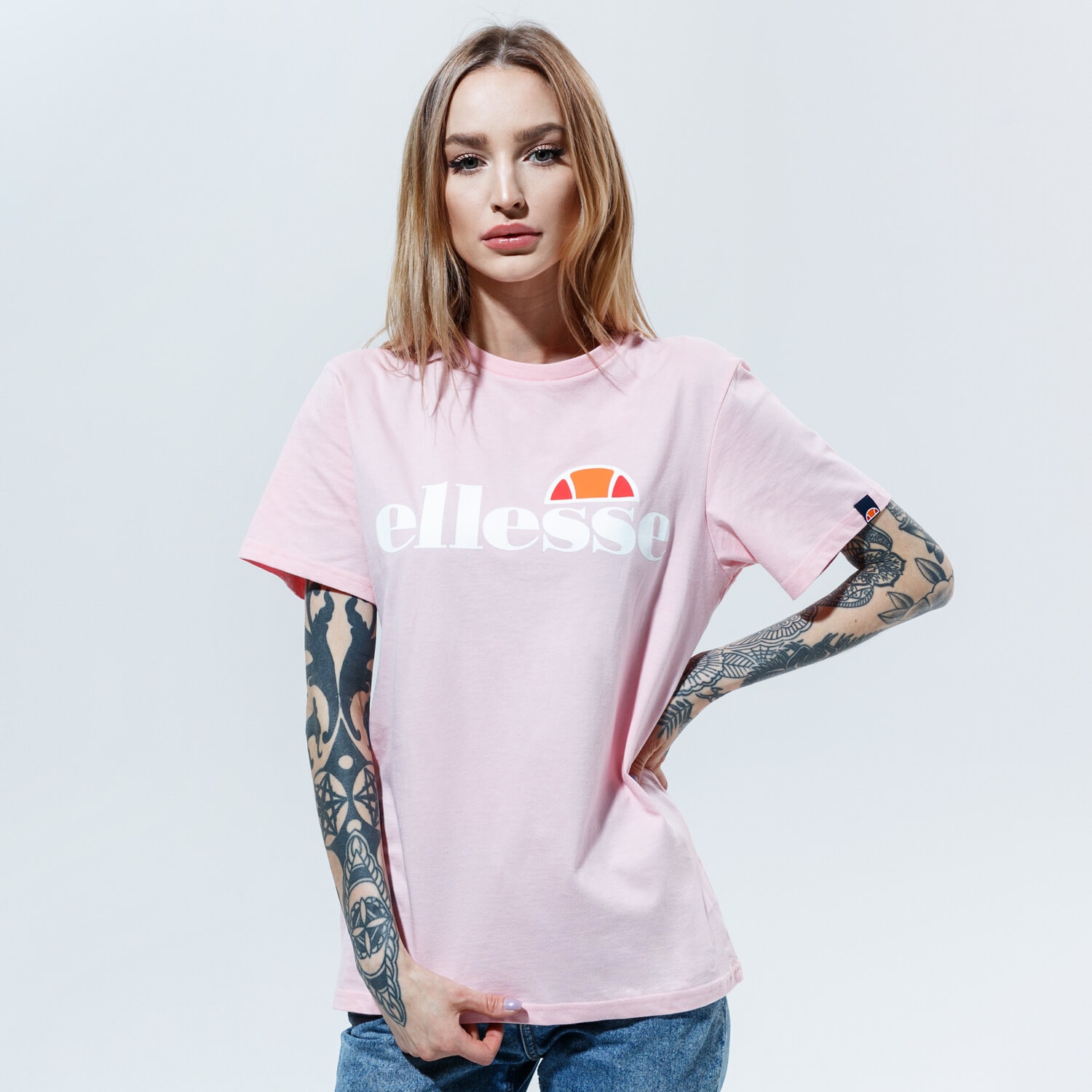 Koszulka, t-shirt damski ELLESSE T-SHIRT ALBANY LPINK SGS03237808 RÓŻOWY