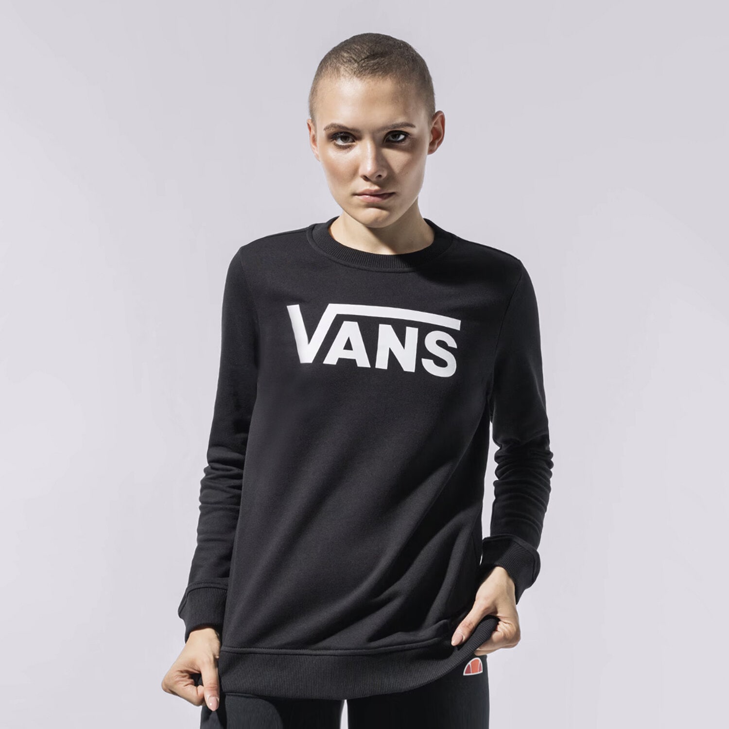 Bluza damska VANS BLUZA CLASSIC V CREW VN0A4S97BLK1 CZARNY