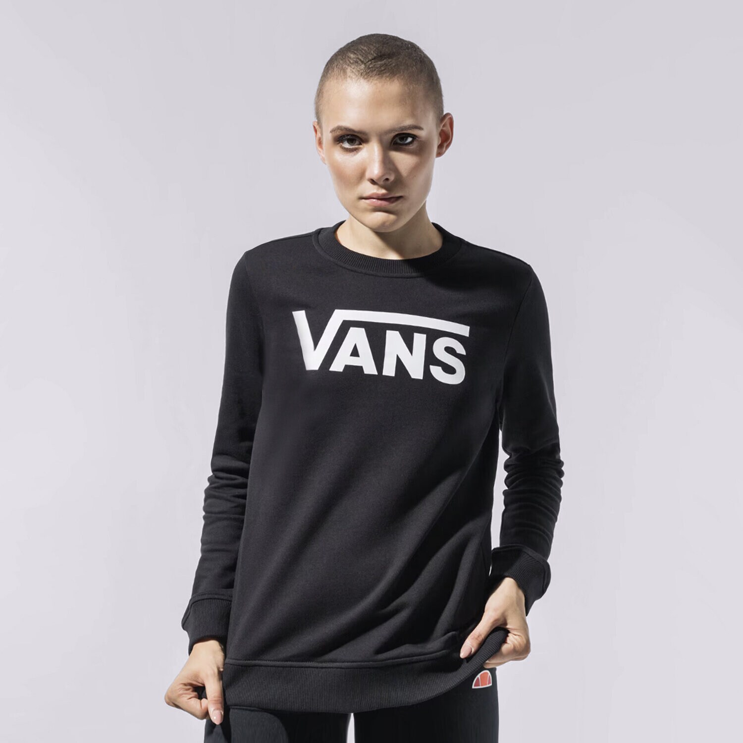 Bluza damska VANS BLUZA CLASSIC V CREW VN0A4S97BLK1 CZARNY