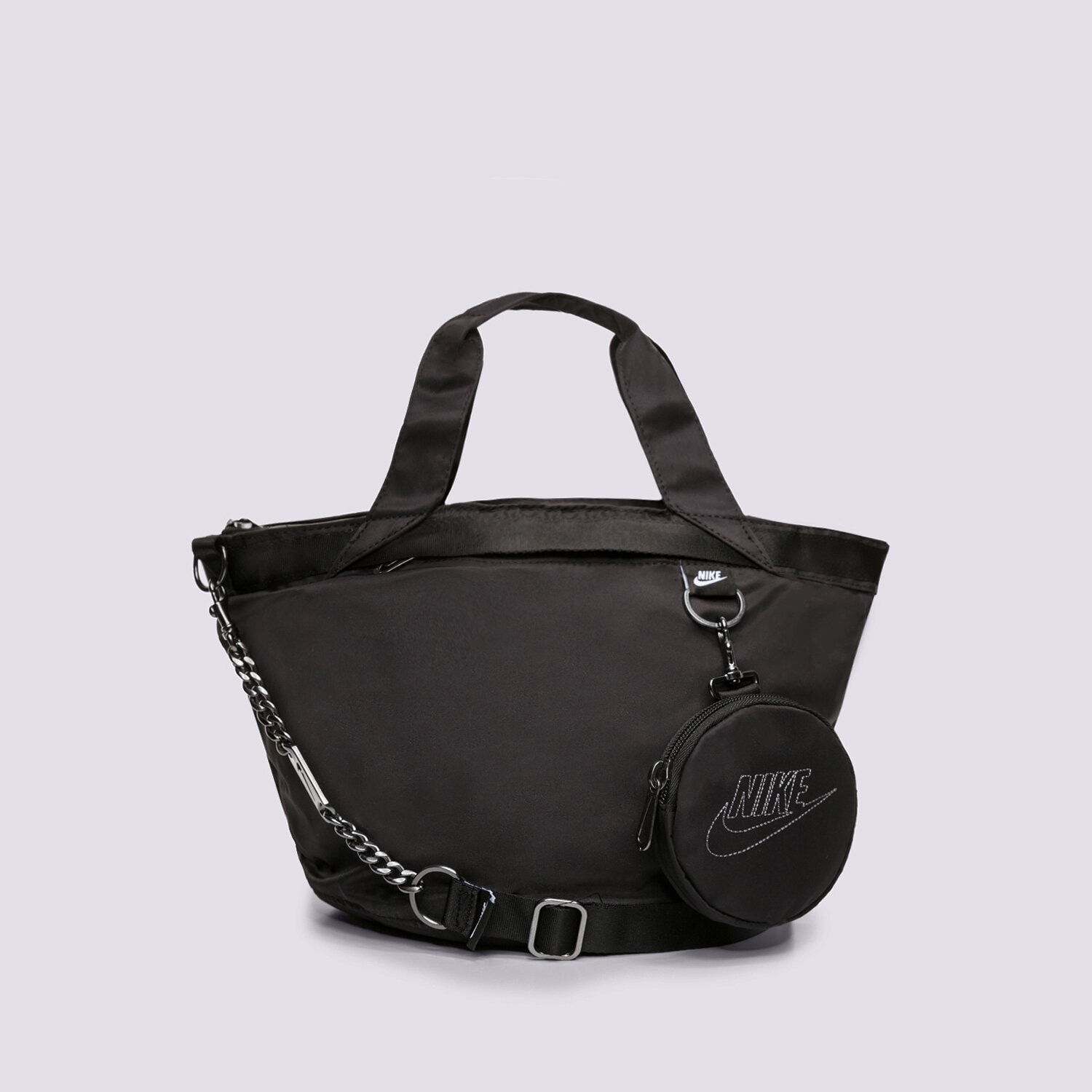 Torba sportowa damska na ramię NIKE TORBA W NSW FUTURA LUXE TOTE CW9303-010 CZARNY