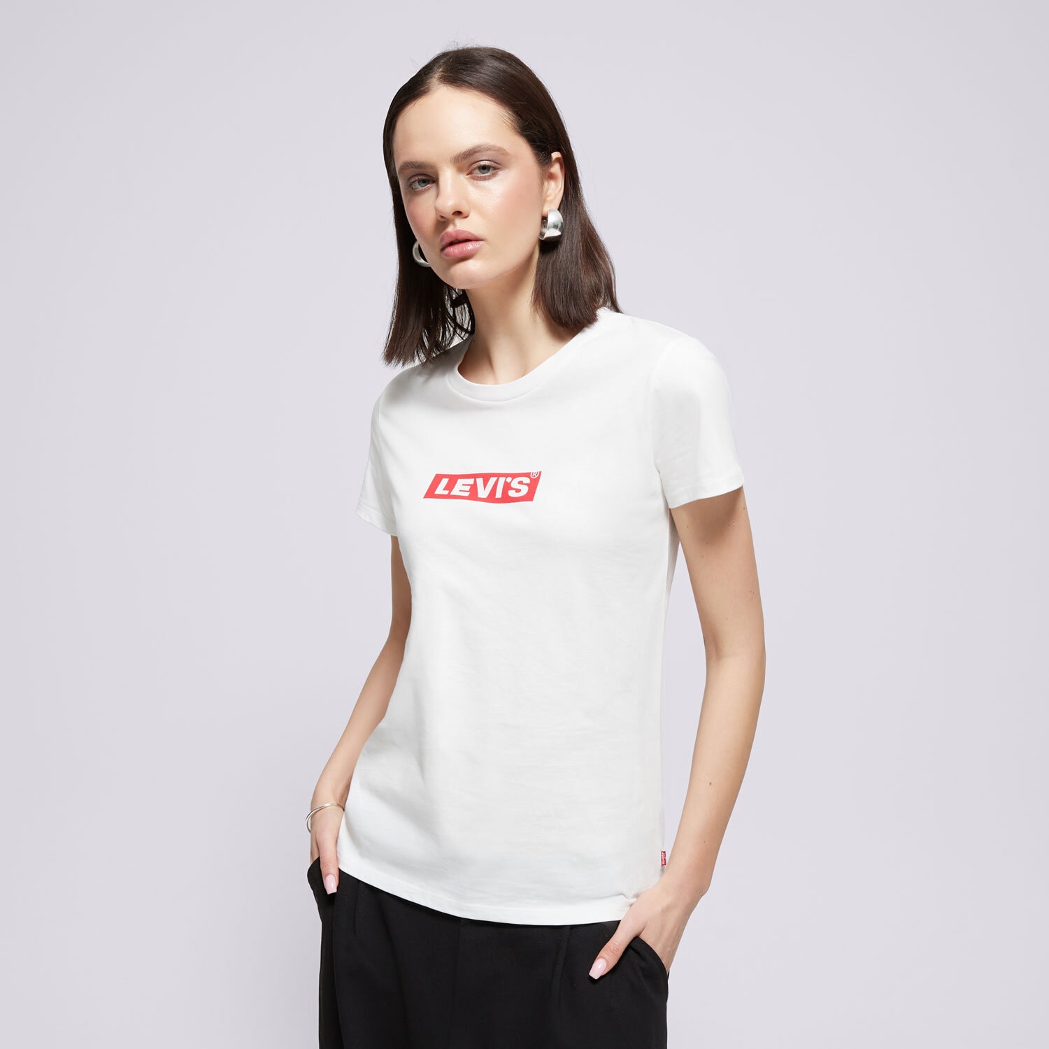Koszulka, t-shirt damski LEVI'S T-SHIRT THE PERFECT TEE 17369-0903 BIAŁY