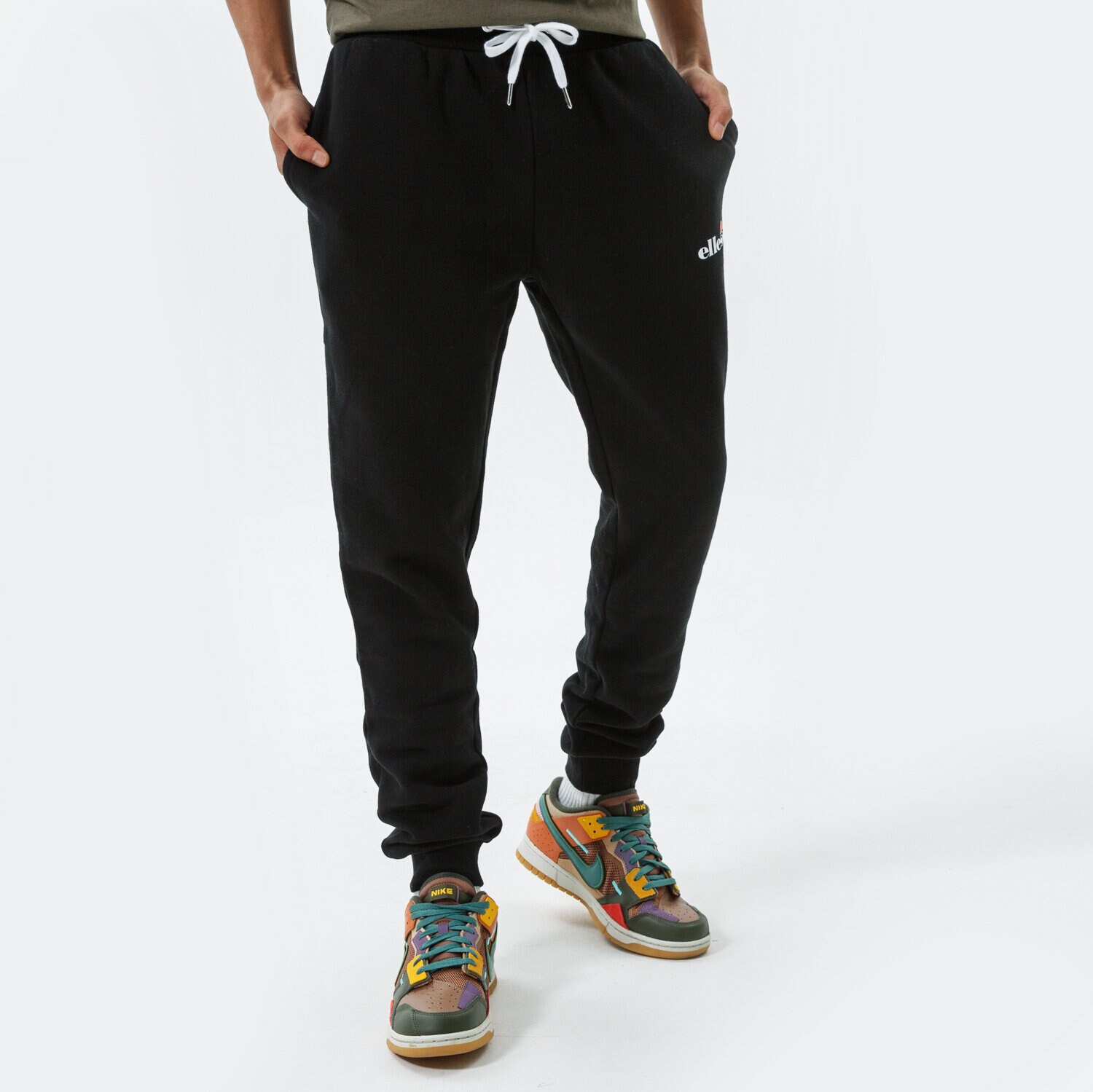 Spodnie sportowe męskie ELLESSE SPODNIE GRANITE JOG PANT BLK SHK12643011 CZARNY