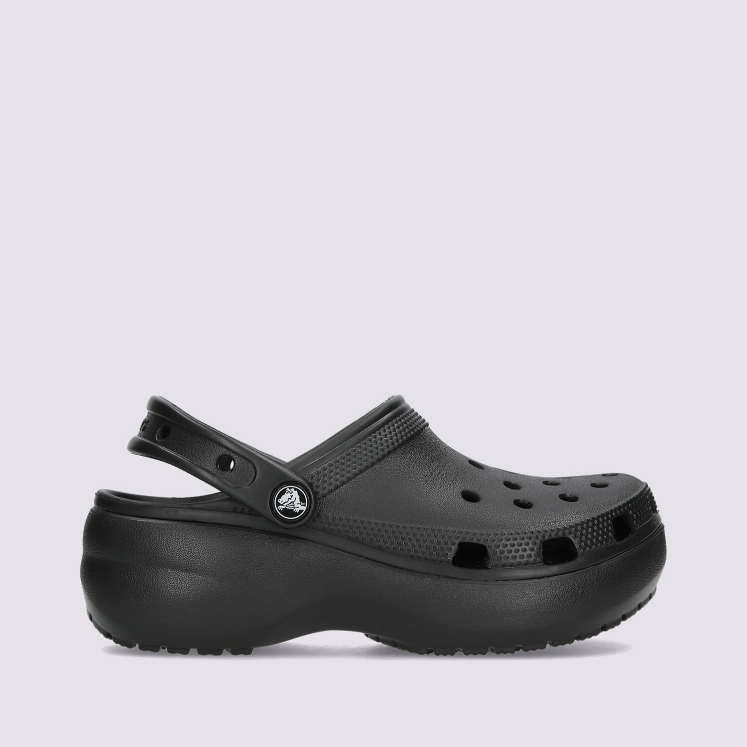 Klapki damskie CROCS CLASSIC PLATFORM CLOG W 206750001 CZARNY