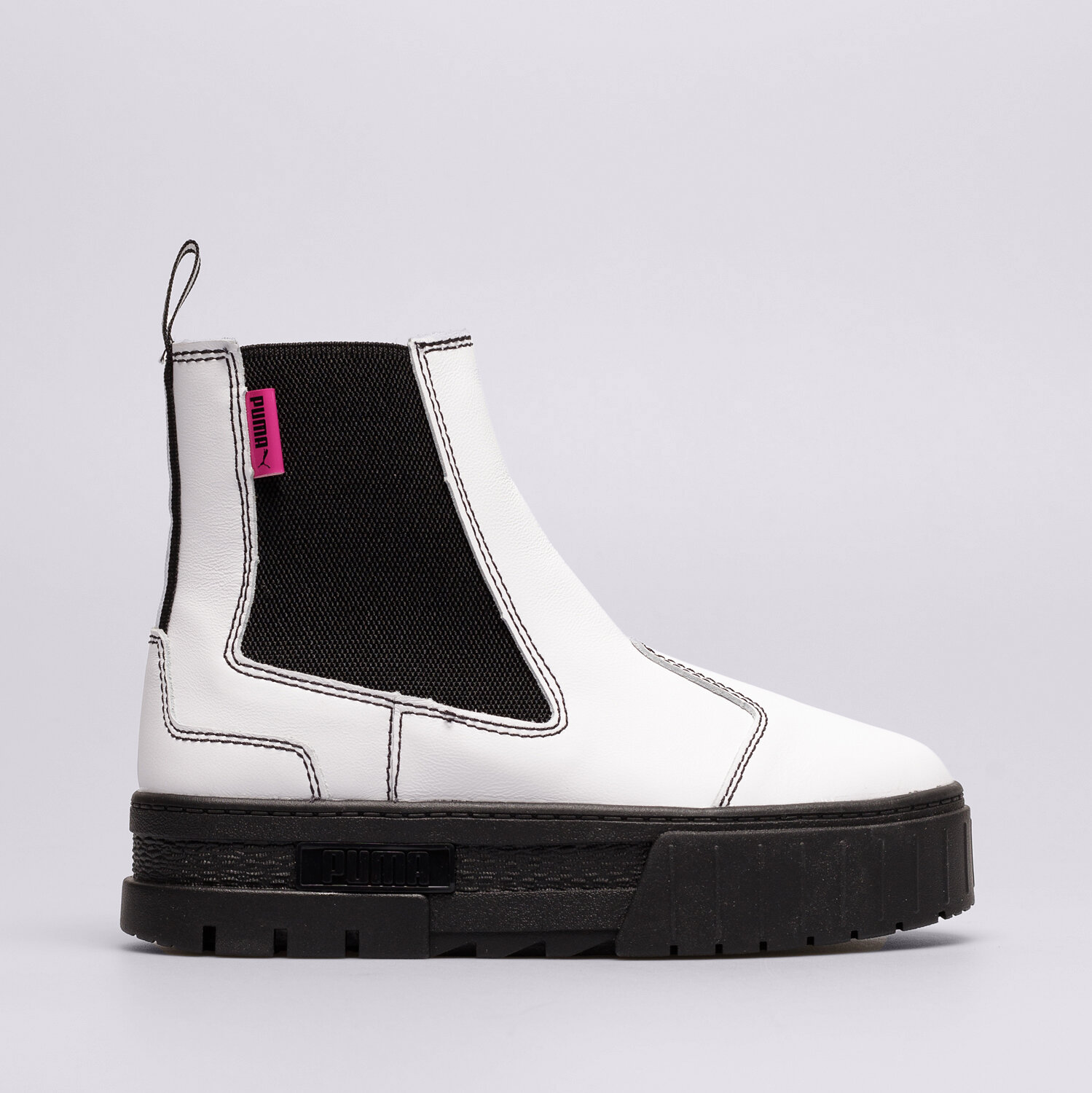 Buty zimowe damskie PUMA MAYZE CHELSEA POP WNS 38454901 BIAŁY