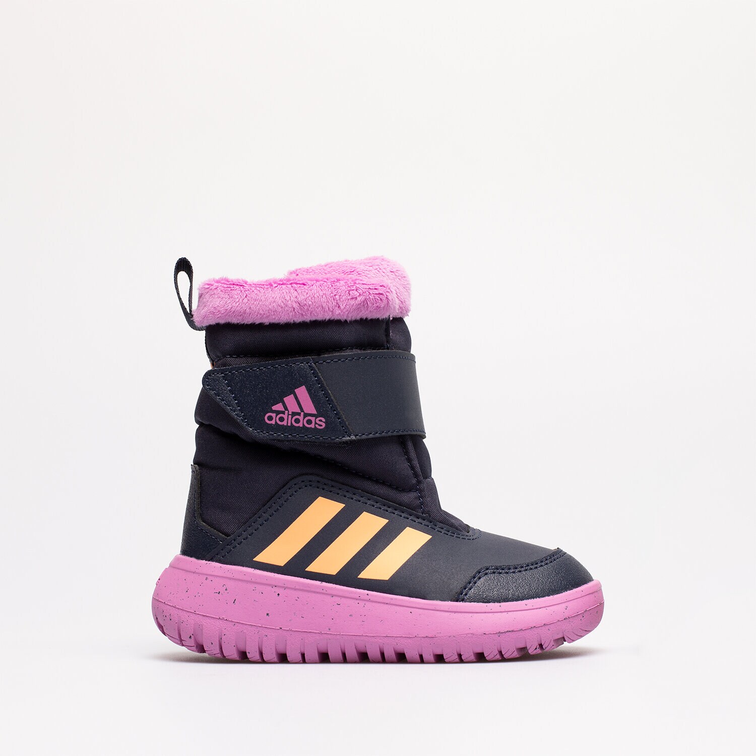 Buty zimowe, trekkingowe, outdoor dla dzieci ADIDAS WINTERPLAY I GZ6799 CZARNY