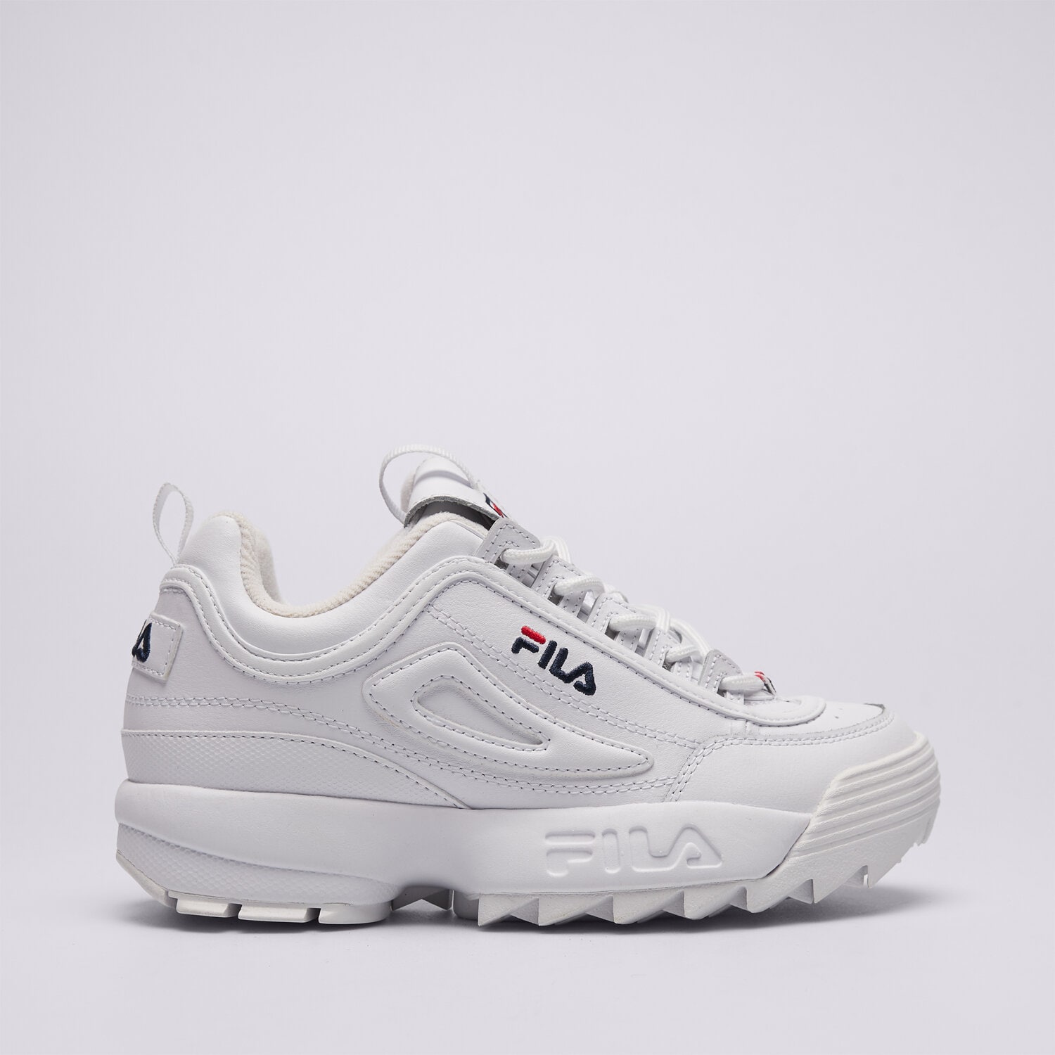 Buty sneakersy damskie FILA DISRUPTOR II  5FM00002-125 BIAŁY