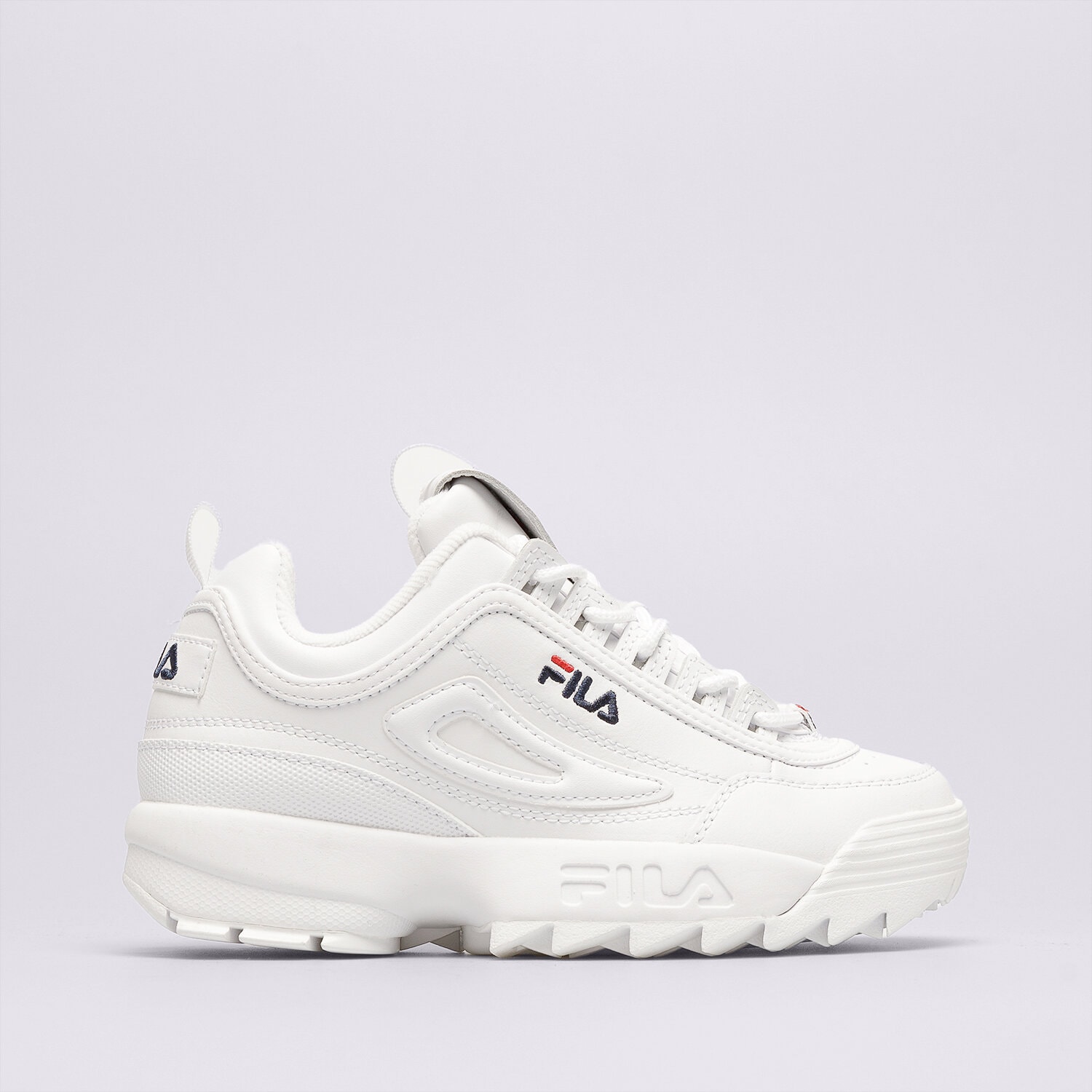 Buty sneakersy damskie FILA DISRUPTOR II  5FM00002-125 BIAŁY