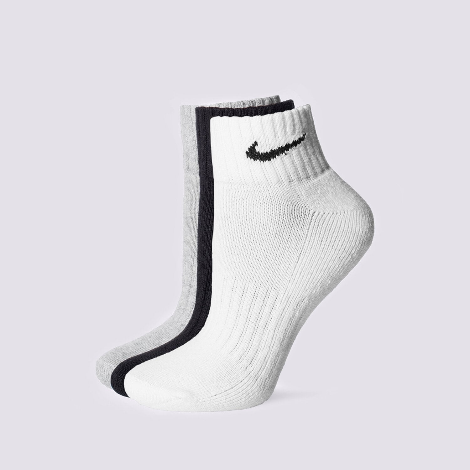 Skarpetki sportowe damskie NIKE SKARPETY CUSH QT 3PR SX4926-901 MULTICOLOR