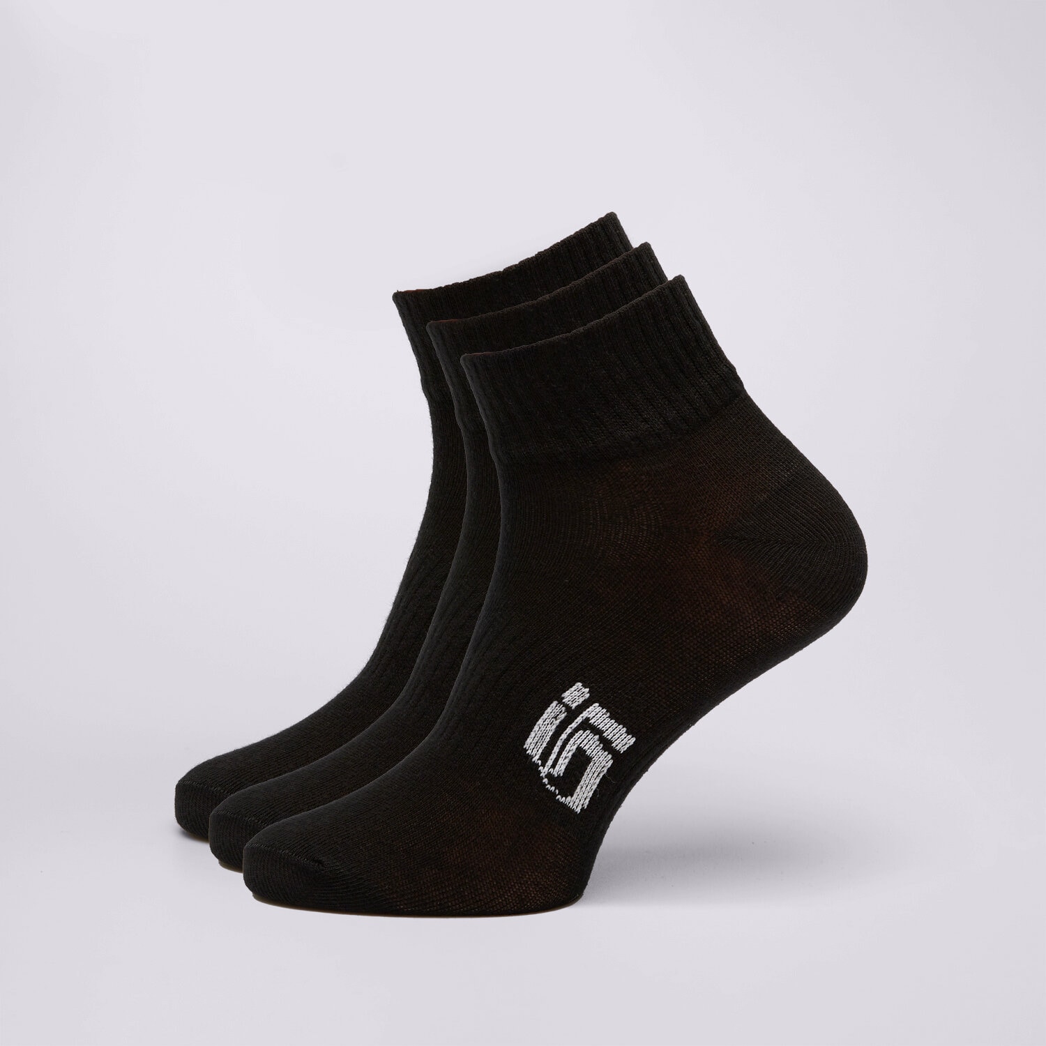 Skarpetki sportowe damskie SIZEER SKARPETY NISKIE 3PPK BLACK SISK3901 CZARNY