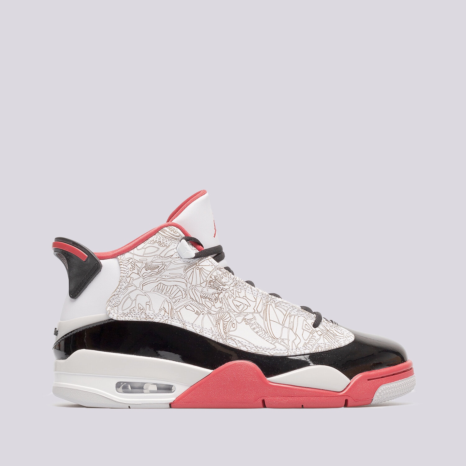 Buty sneakersy męskie AIR JORDAN DUB ZERO  311046-160 BIAŁY