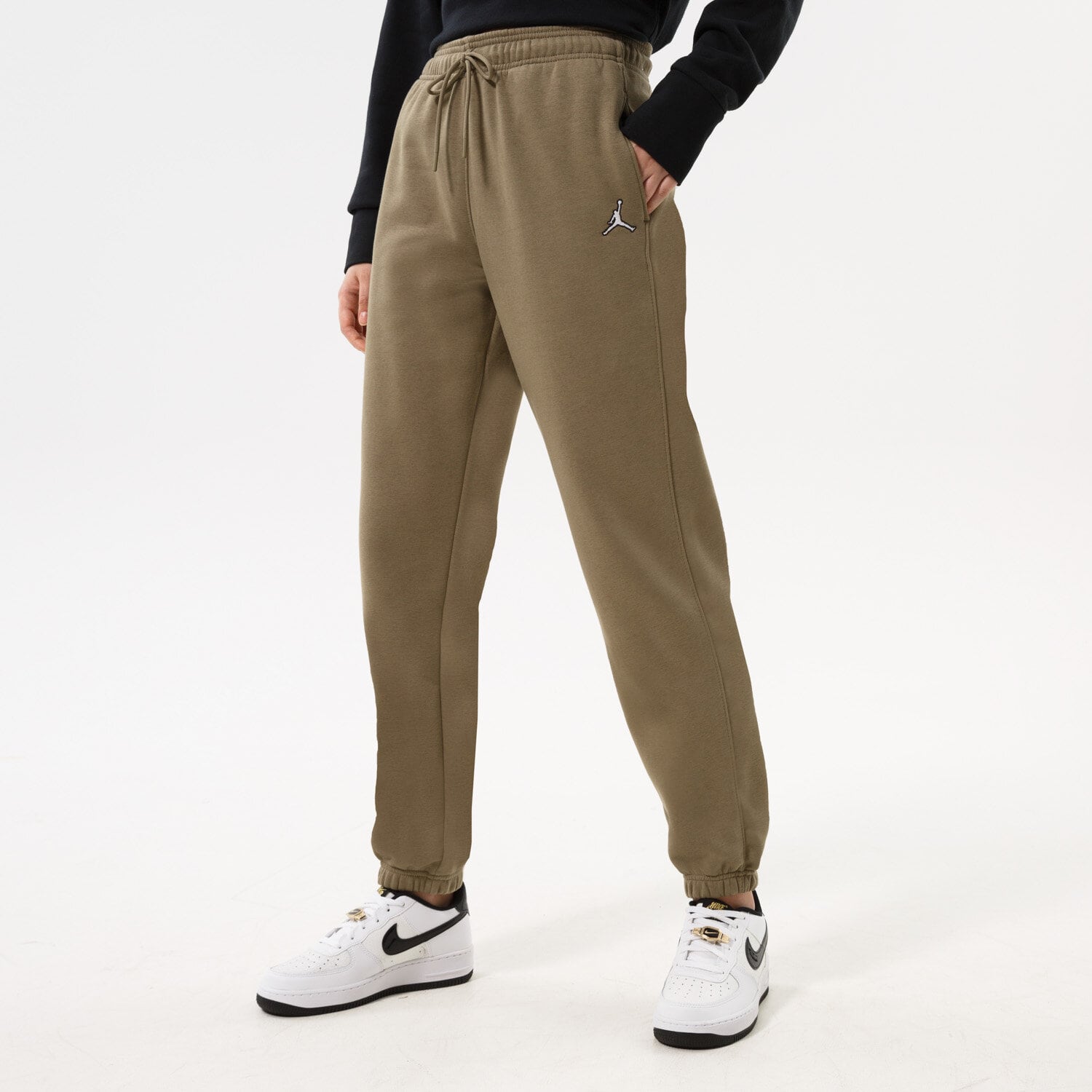 Spodnie sportowe damskie JORDAN SPODNIE W J BRKLN FLC PANT DQ4478-351 ZIELONY