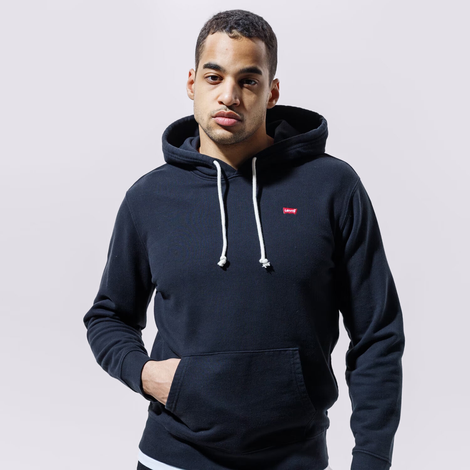 Bluza męska LEVI'S BLUZA Z KAPTUREM NEW ORIGINAL HOODIE 34581-0001 CZARNY