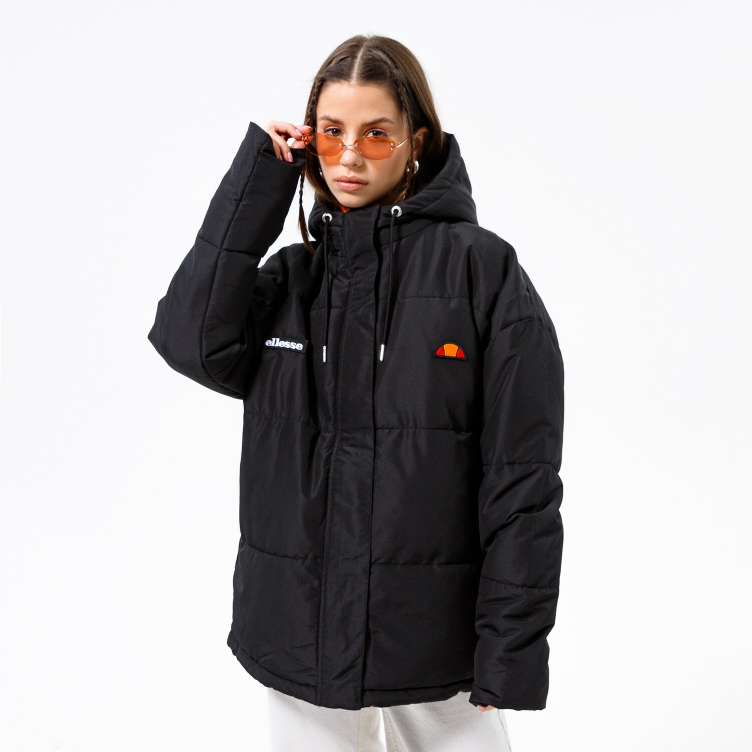 Kurtka zimowa damska ELLESSE KURTKA PEJO PADDED JACKET BLK