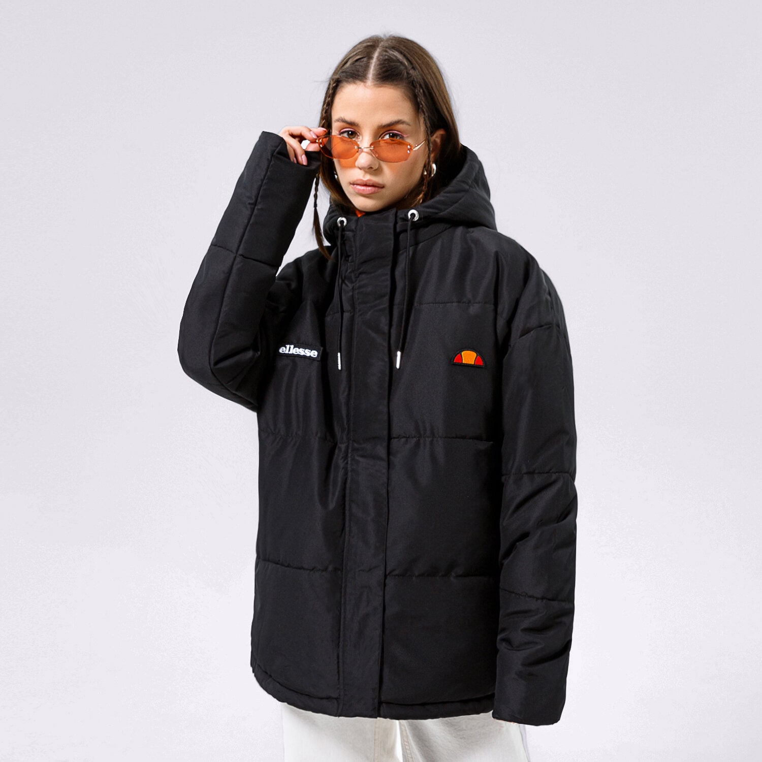 Kurtka zimowa damska ELLESSE KURTKA PEJO PADDED JACKET BLK SGC05501011 CZARNY