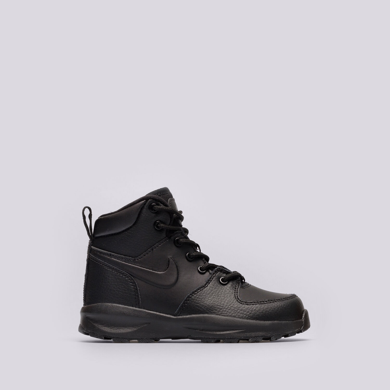 Buty zimowe, trekkingowe, outdoor dla dzieci NIKE MANOA BQ5373-001 CZARNY