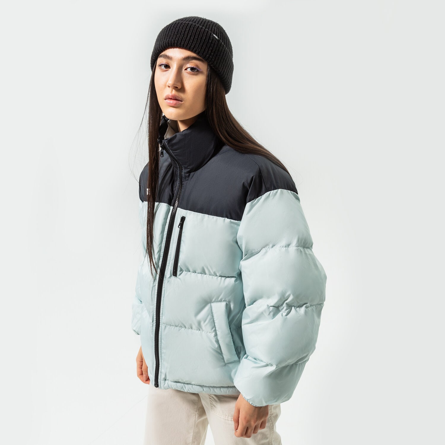 Kurtka zimowa damska LEVI'S KURTKA ZIMOWA NOE SHORT PUFFER A3286-0002 SZARY