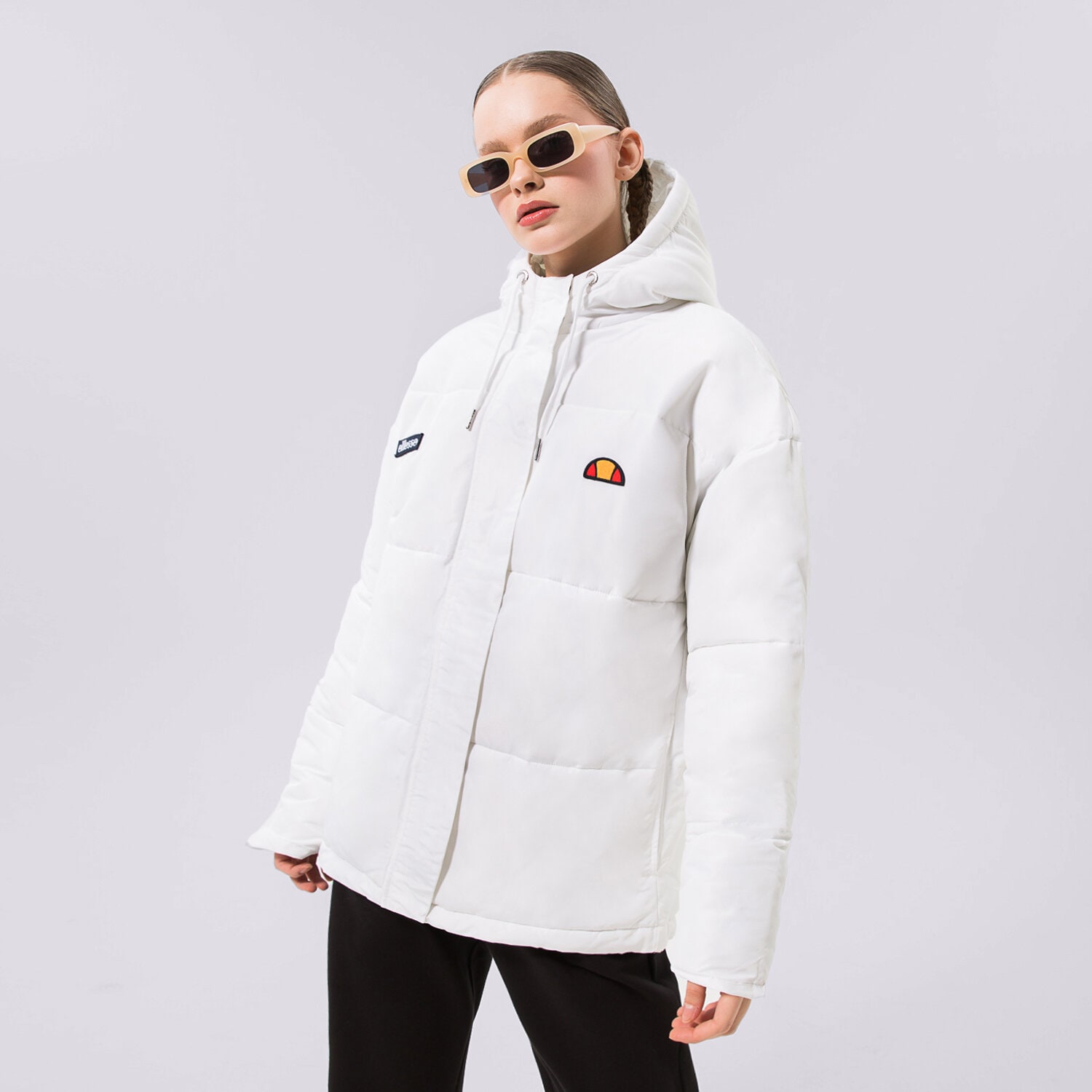 Kurtka zimowa damska ELLESSE KURTKA PUCHOWA PEJO PADDED JACKET WHT SGC05501908 BIAŁY