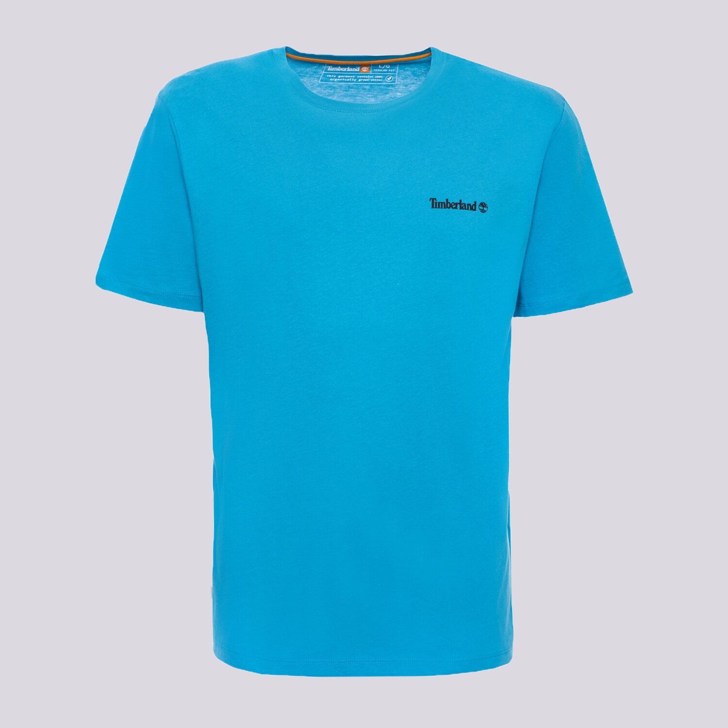 Koszulka, t-shirt sportowy męski TIMBERLAND T-SHIRT SMALL LOGO PRINT TB0A5PGZCY31 NIEBIESKI